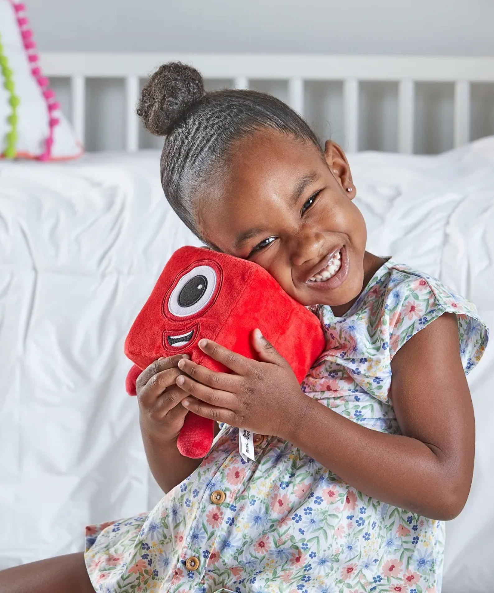 Learning Resources Numberblock One Plush Toy, Soft & Cuddly Learning Companion, Officially Licensed Learning Resources Product