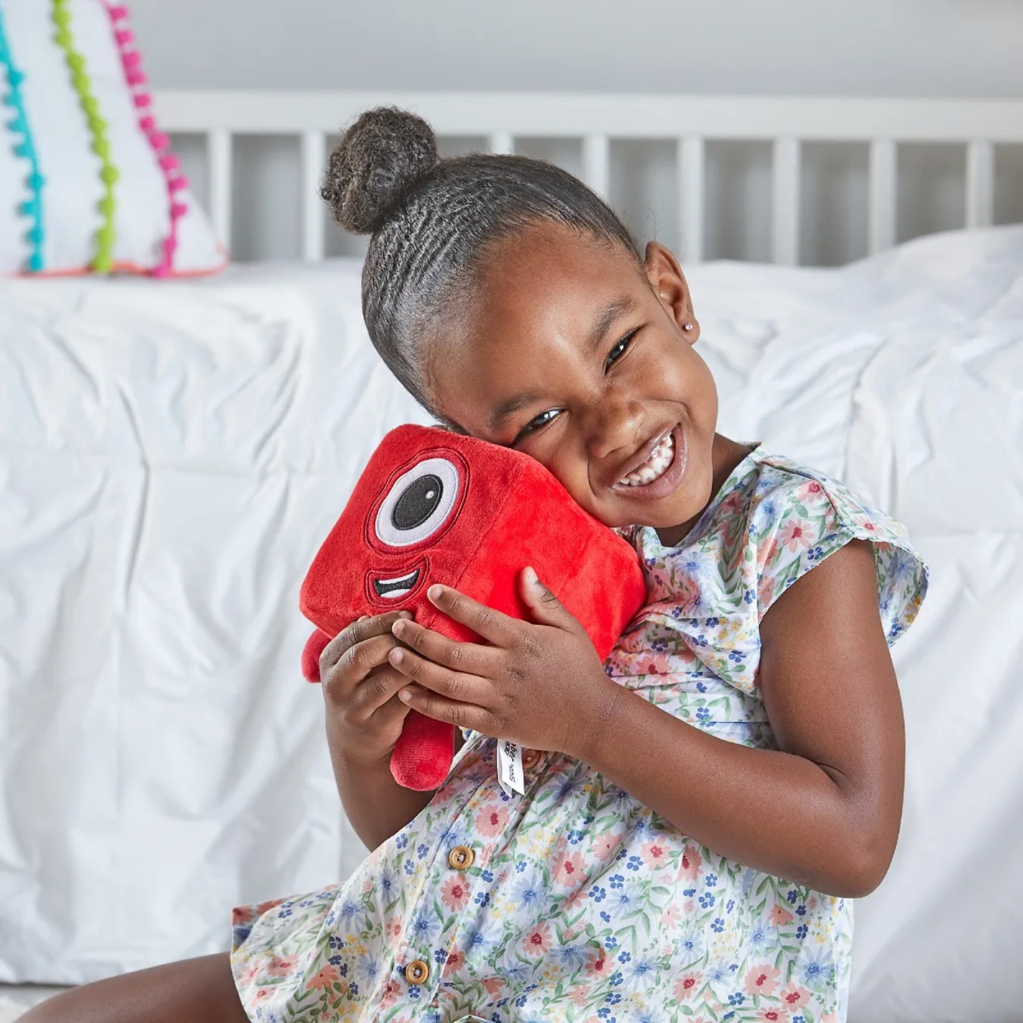 Learning Resources Numberblock One Plush Toy, Soft & Cuddly Learning Companion, Officially Licensed Learning Resources Product