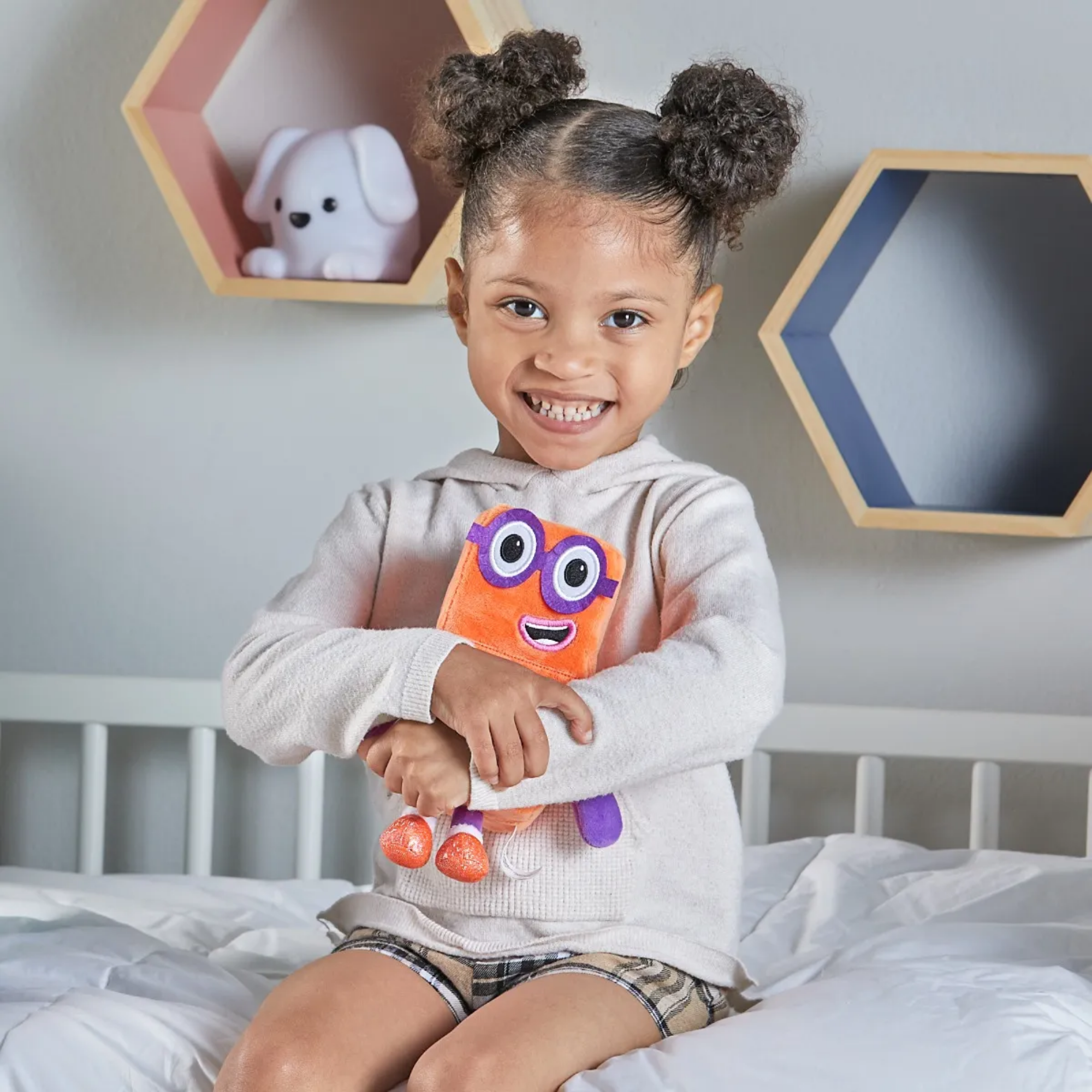 Learning Resources Numberblocks One and Two Playful Pals, Soft Plush Toys for Kids, Officially Licensed Learning Resources Product