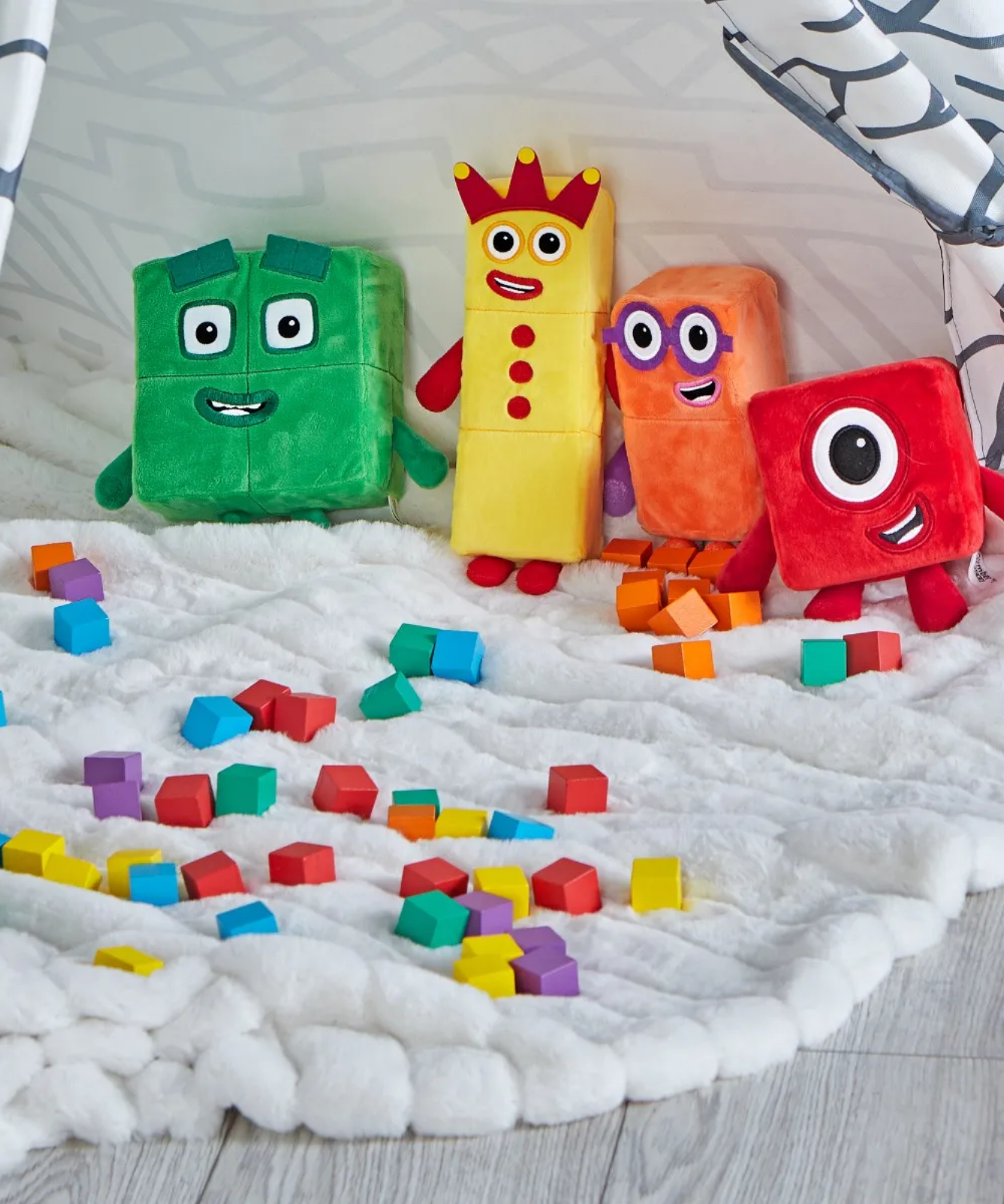 Learning Resources Numberblocks One and Two Playful Pals, Soft Plush Toys for Kids, Officially Licensed Learning Resources Product