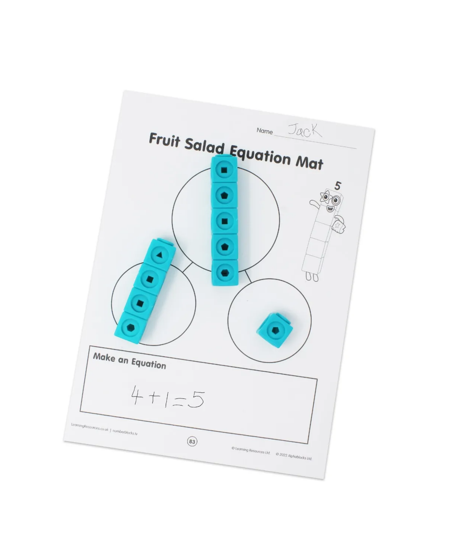 Learning Resources MathLink Cubes Numberblocks Classroom Set, Comprehensive Math Mastery Kit for Teachers, Aligned to EYFS & National Curriculum, 60 Lessons, 1905 Cubes, & Numberlings