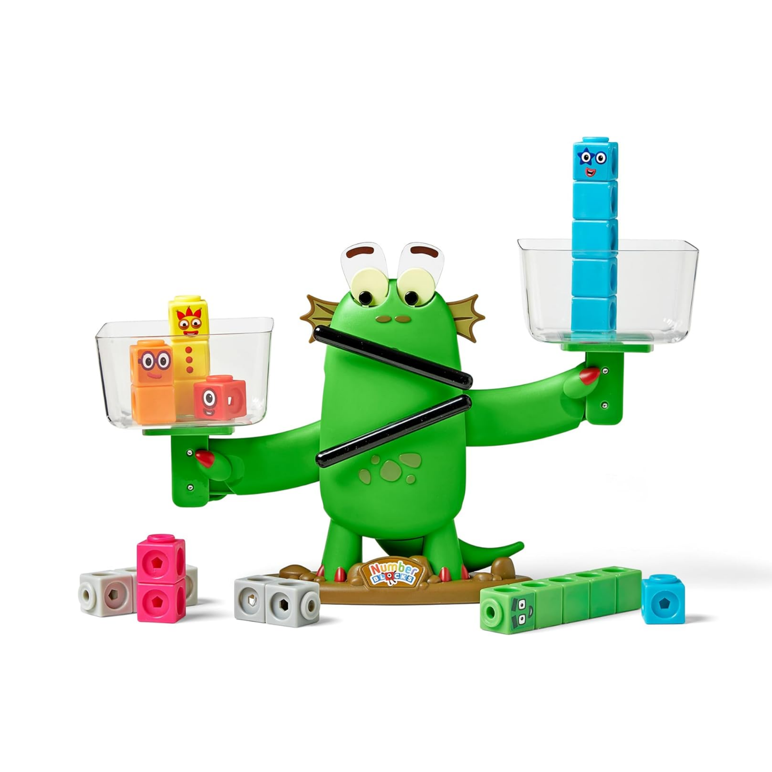 Learning Resources Numberblocks Blockzee Balance Activity Set, Interactive Math Toy with Balance Scale and Cubes, Learn Greater Than, Less Than, and Equal To, Ages 3+