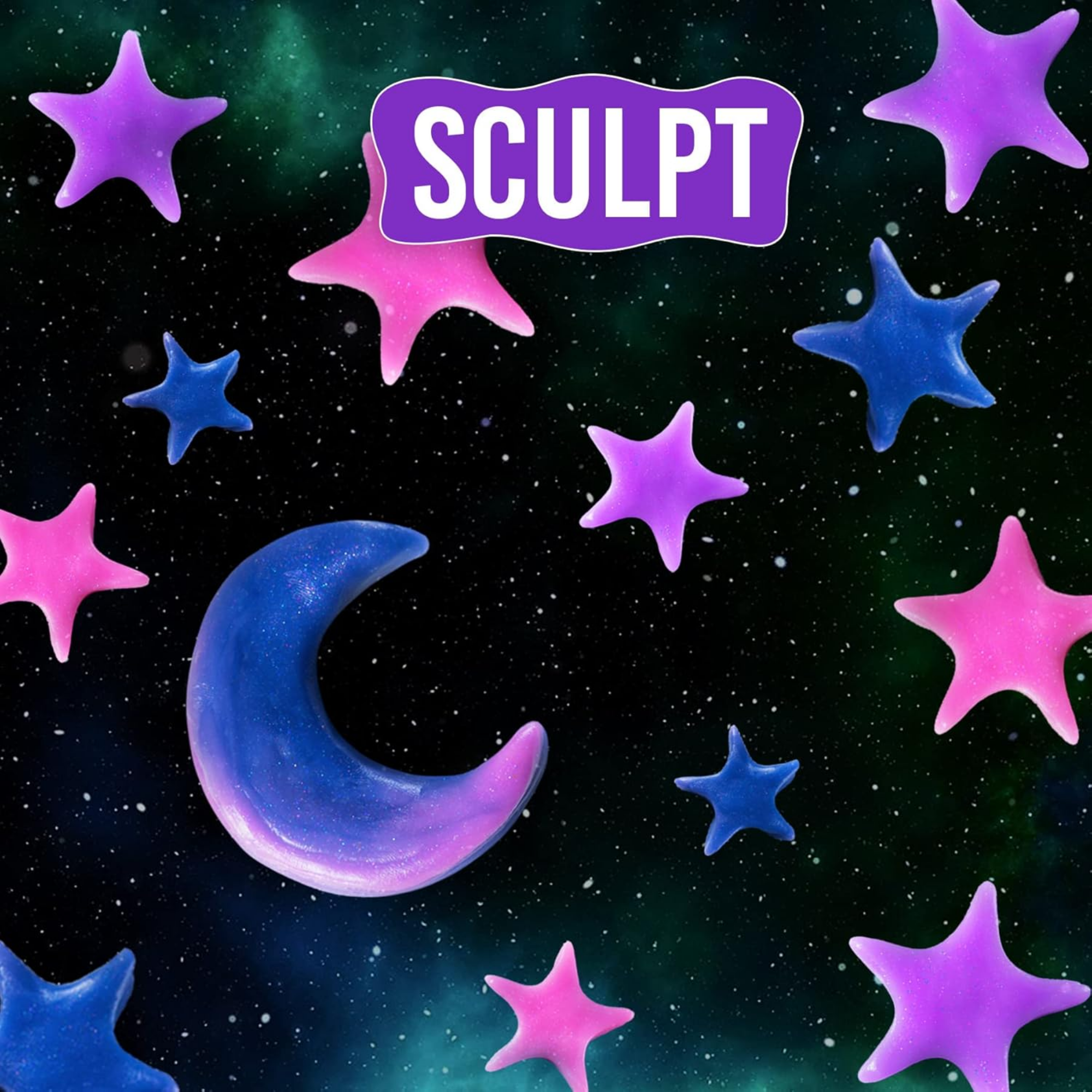 Crazy Aaron's Triple Change Intergalactic Thinking Putty, 4" Tin with 90g of Non-Toxic Sensory Play Putty which Never Dries Out, Soft Textured Creative Fidget Toy for Boys and Girls Ages 3Y+