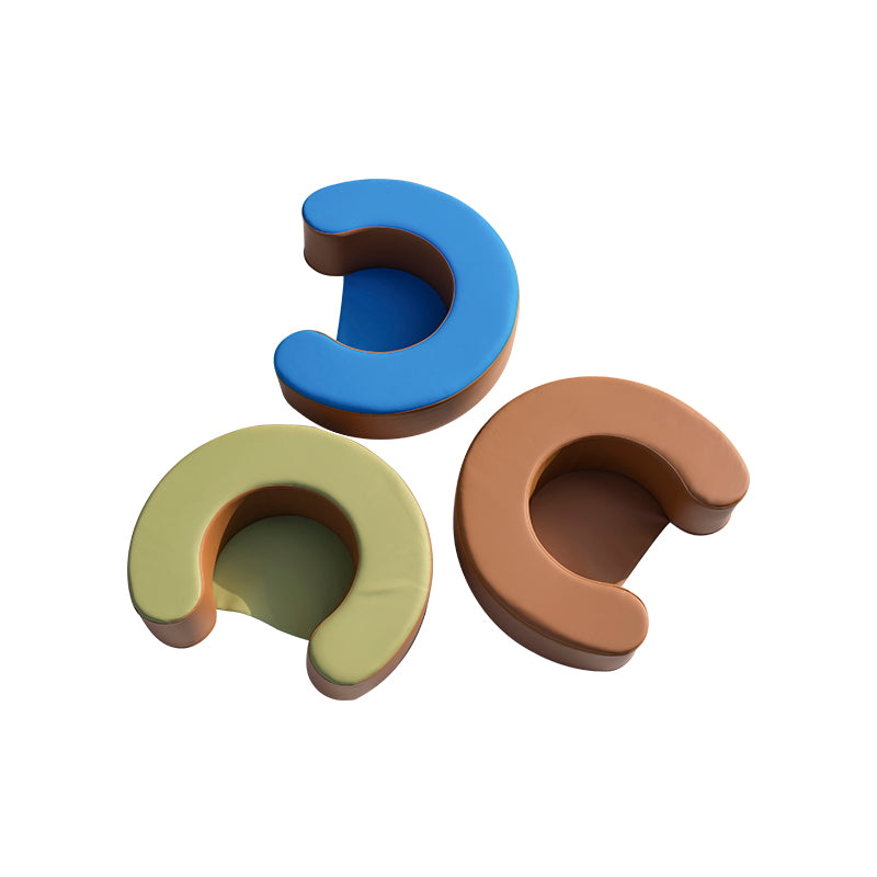 Joyees  Colorful U-Shaped Soft Sofa Set (JY-654) – Flame-Retardant Foam Cushions for Playrooms