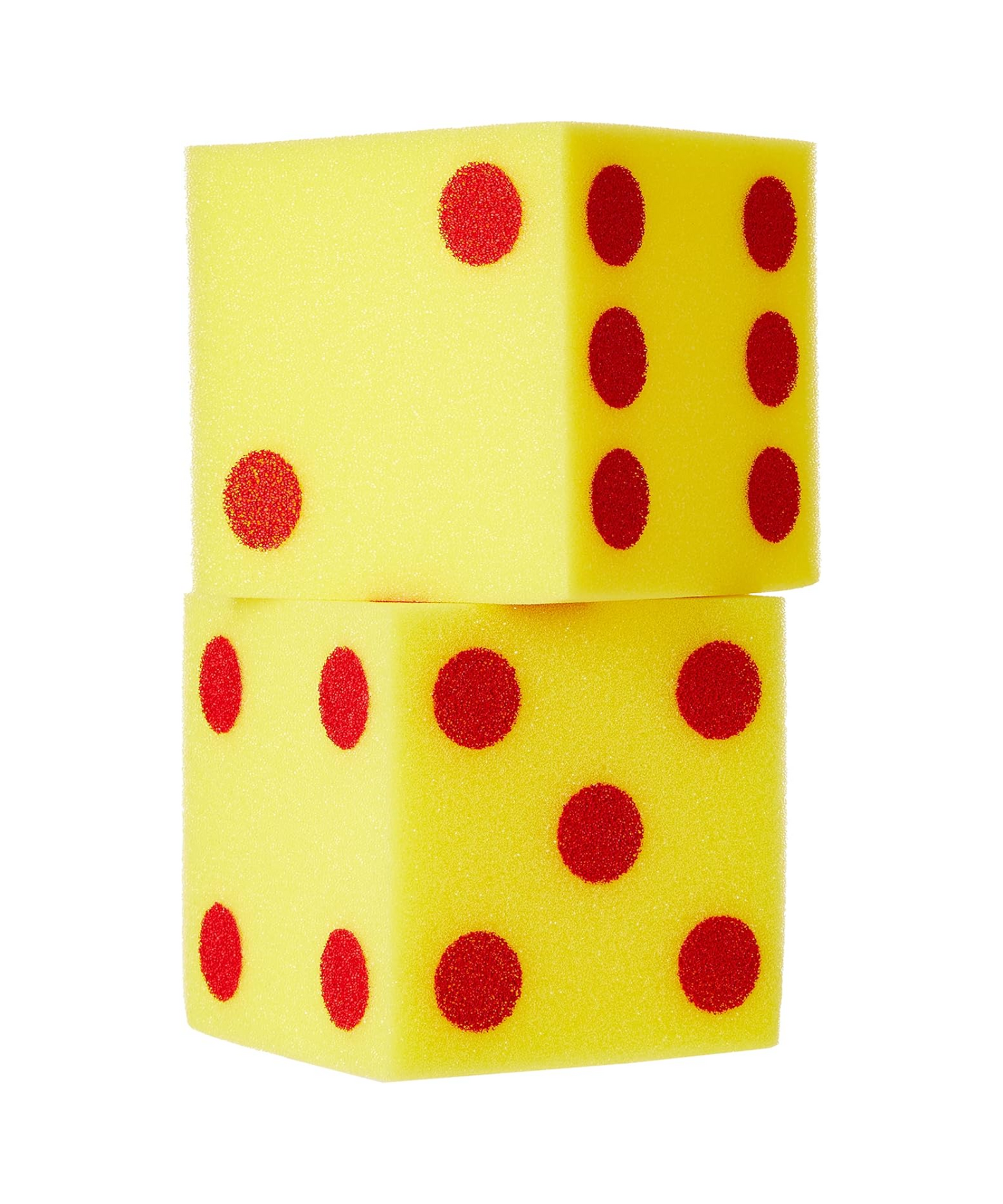 Learning Resources Giant Soft Dot Cubes, Set of 2 Jumbo Foam Dice for Early Math and Number Games, Ages 3 and Up