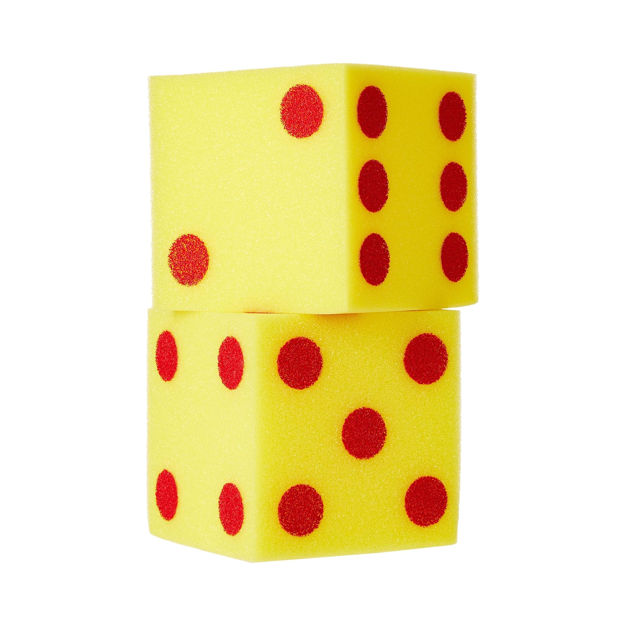 Learning Resources Giant Soft Dot Cubes, Set of 2 Jumbo Foam Dice for Early Math and Number Games, Ages 3 and Up