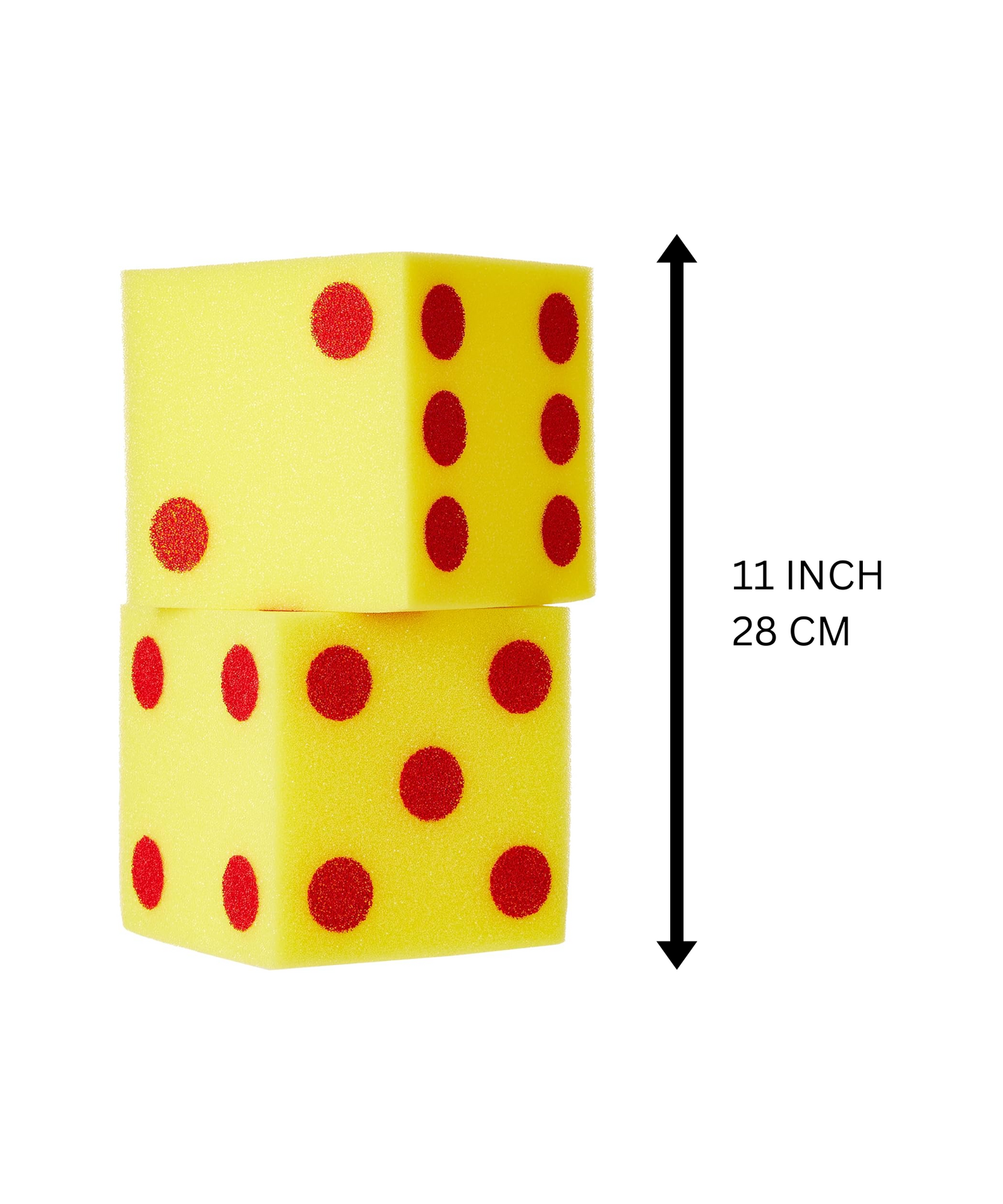 Learning Resources Giant Soft Dot Cubes, Set of 2 Jumbo Foam Dice for Early Math and Number Games, Ages 3 and Up