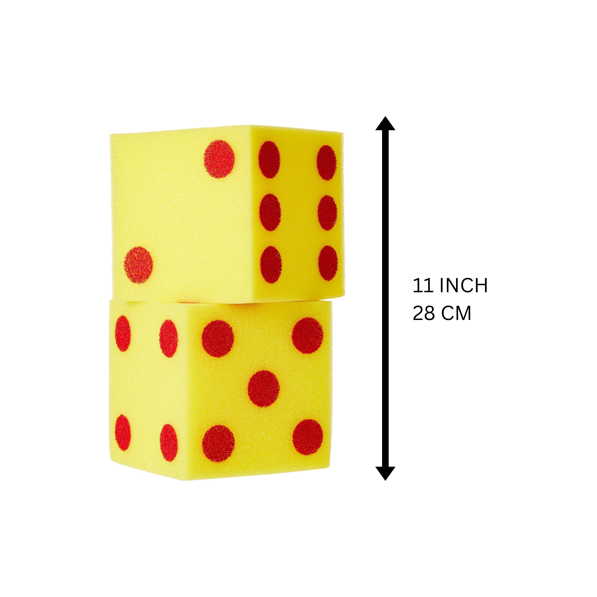 Learning Resources Giant Soft Dot Cubes, Set of 2 Jumbo Foam Dice for Early Math and Number Games, Ages 3 and Up