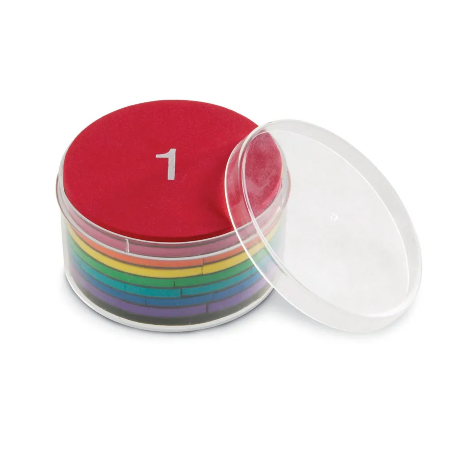 Learning Resources Magnetic Foam Rainbow Circles, Fraction Learning Set for Hands-On Maths, 51-Piece Set, Ages 6+