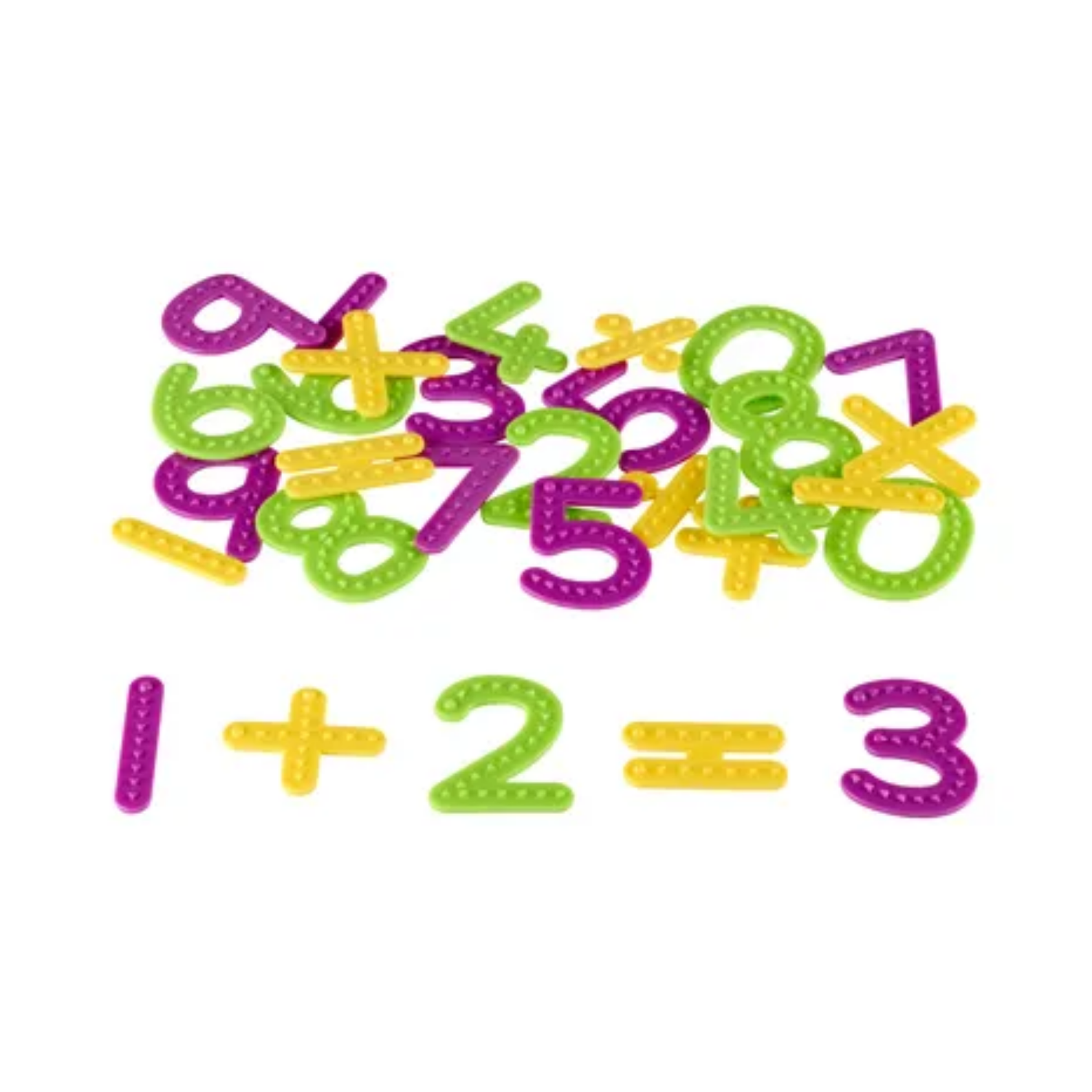 Learning Resources Tactile Numbers & Operations Set, Durable Sensory Learning Tool for Number Recognition and Formation