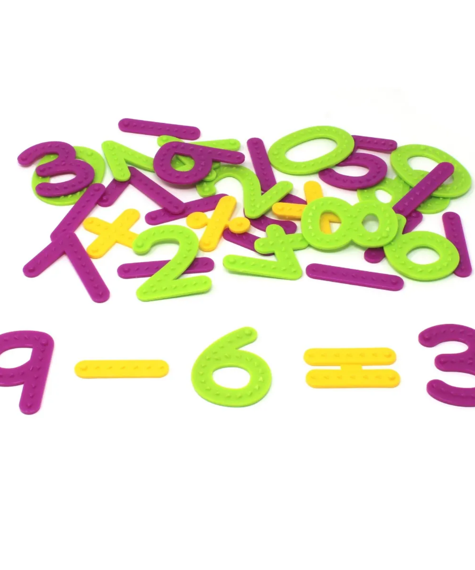 Learning Resources Tactile Numbers & Operations Set, Durable Sensory Learning Tool for Number Recognition and Formation