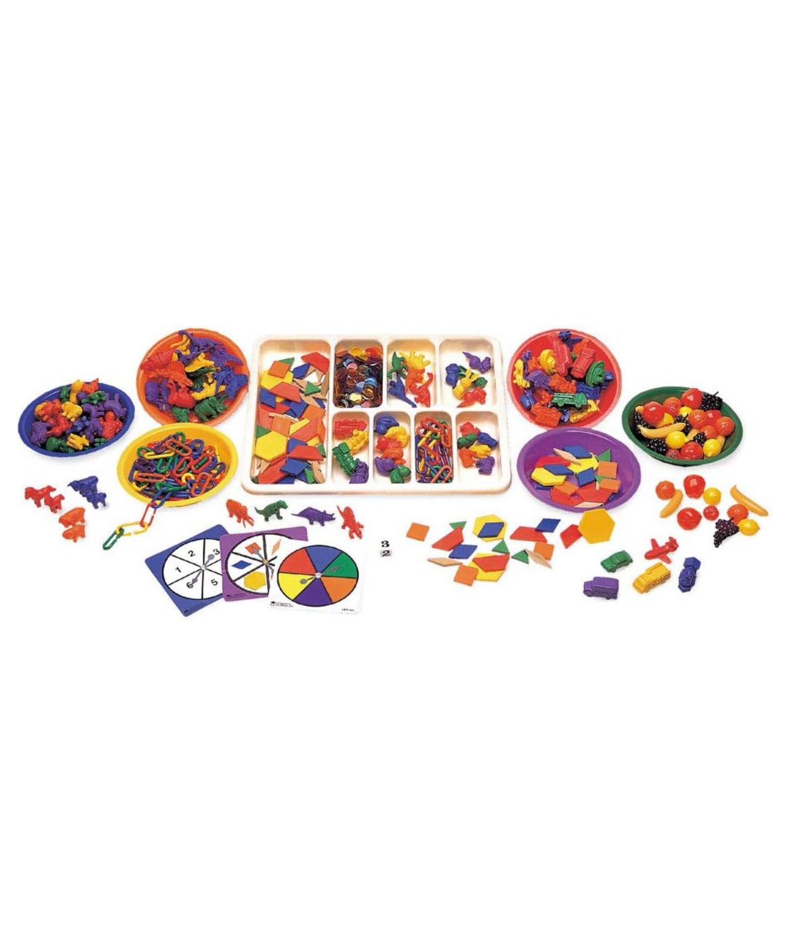 Learning Resources The Original Super Sorting Set, 600+ Pieces, Includes Sorting Bowls & Tray, Ideal for Early Maths, Counting & Classification, Classroom & Home Learning, Ages 3+