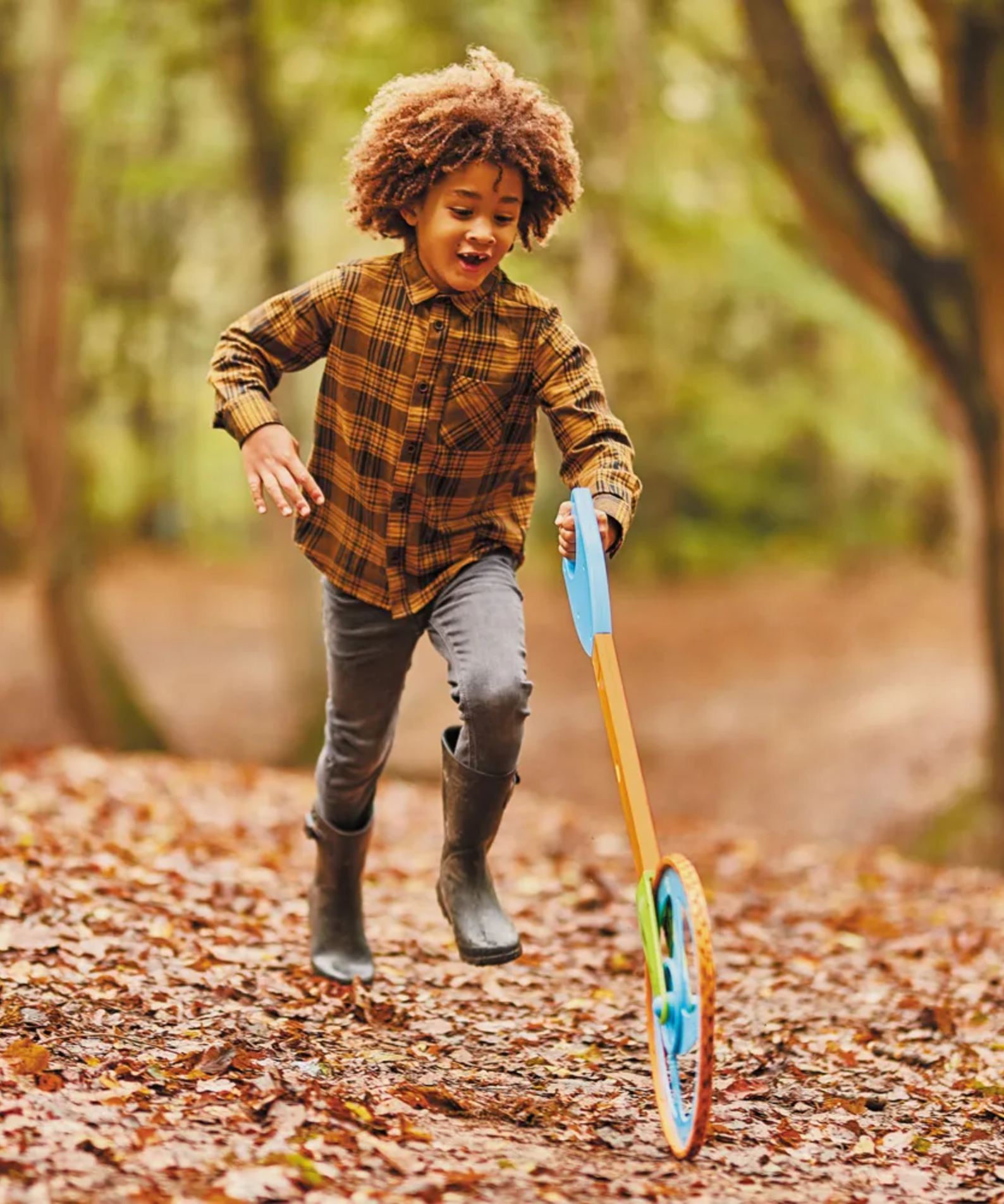 Learning Resources 5-in-1 Outdoor Measure-Mate, Versatile Measuring Tools for Kids, Ideal for Outdoor Learning, Ages 4+, Includes Mesh Bag and Stickers