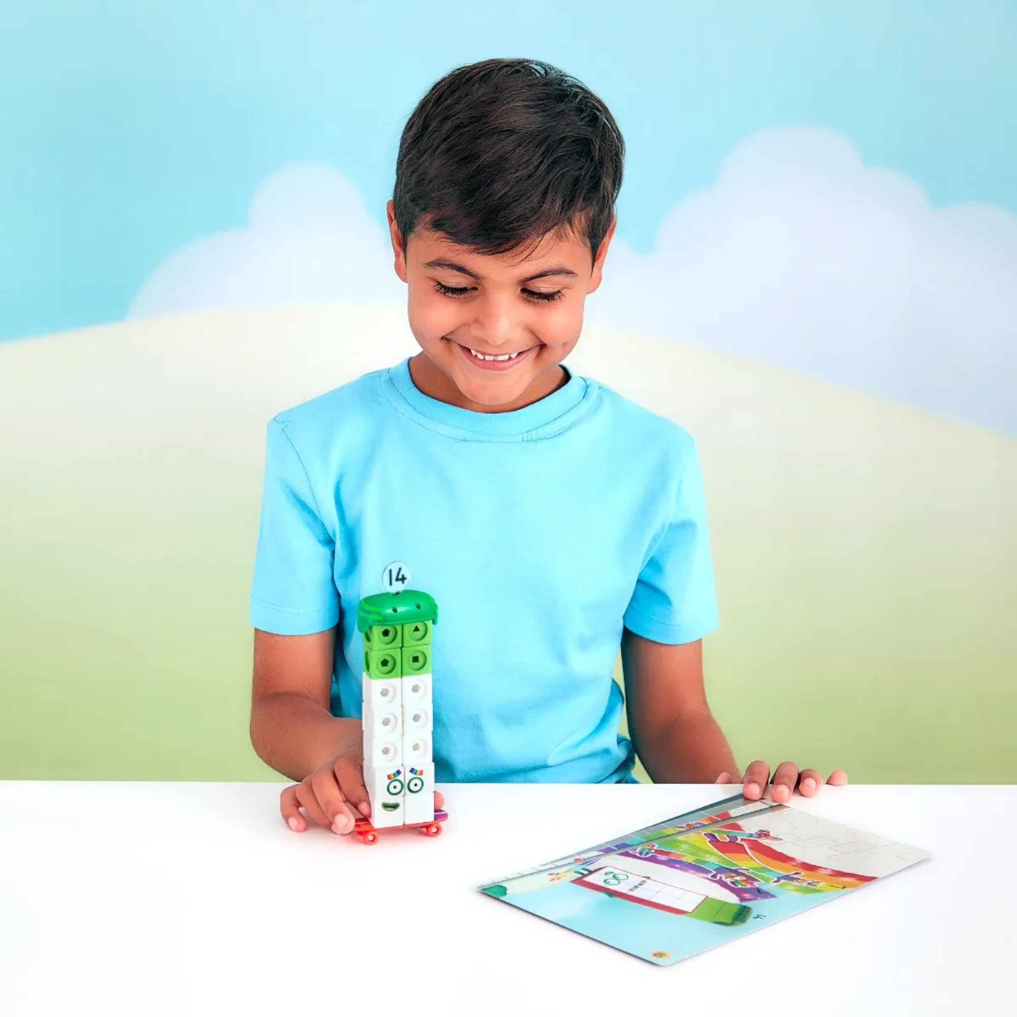 Learning Resources MathLink Cubes Numberblocks 11-20 Activity Set, Build Numberblocks, Explore Early Maths Skills, 30 Fun Activities, Includes Accessories, Character Cards, and More