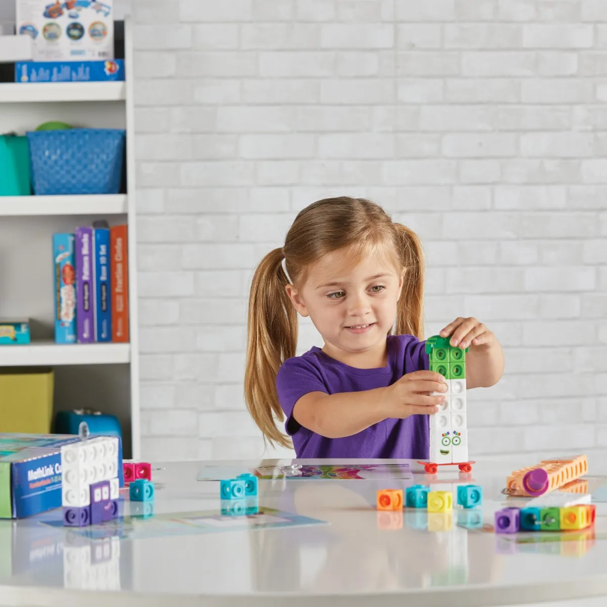 Learning Resources MathLink Cubes Numberblocks 11-20 Activity Set, Build Numberblocks, Explore Early Maths Skills, 30 Fun Activities, Includes Accessories, Character Cards, and More