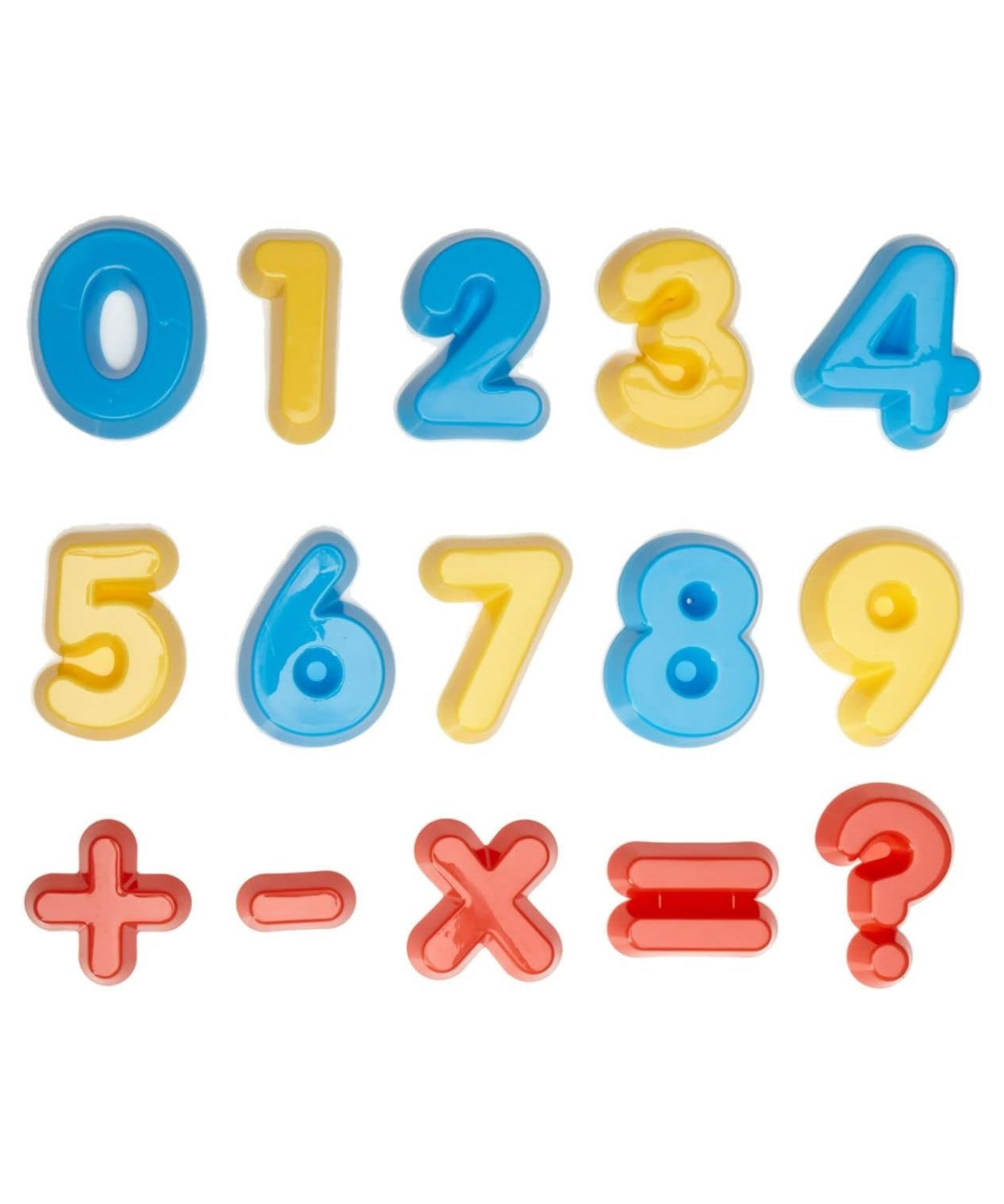 Learning Resources Numbers & Operations Sand Moulds, Set of 26, Early Maths Learning, Fine Motor Skills Toy, Includes Mesh Storage Bag, Ages 3+