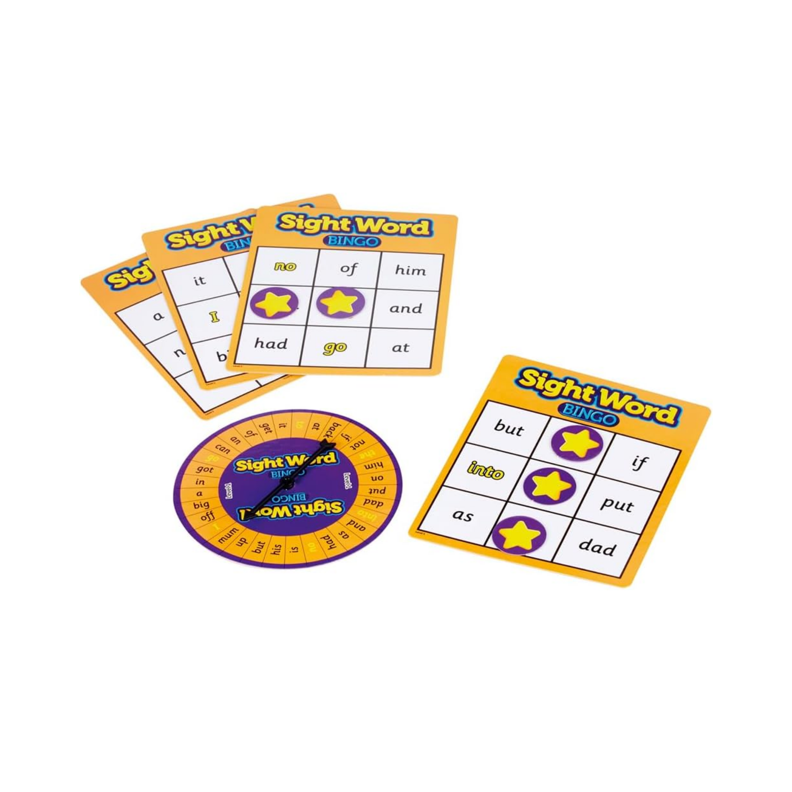 Learning Resources Sight Word Bingo, Phonics and Literacy Game for Kids, Fun Sight Word Practice, 2-4 Players, Multilingual Activity Guide, Ages 5+