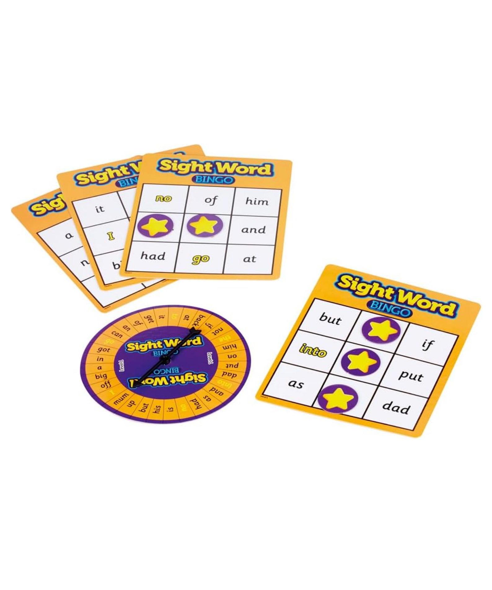 Learning Resources Sight Word Bingo, Phonics and Literacy Game for Kids, Fun Sight Word Practice, 2-4 Players, Multilingual Activity Guide, Ages 5+