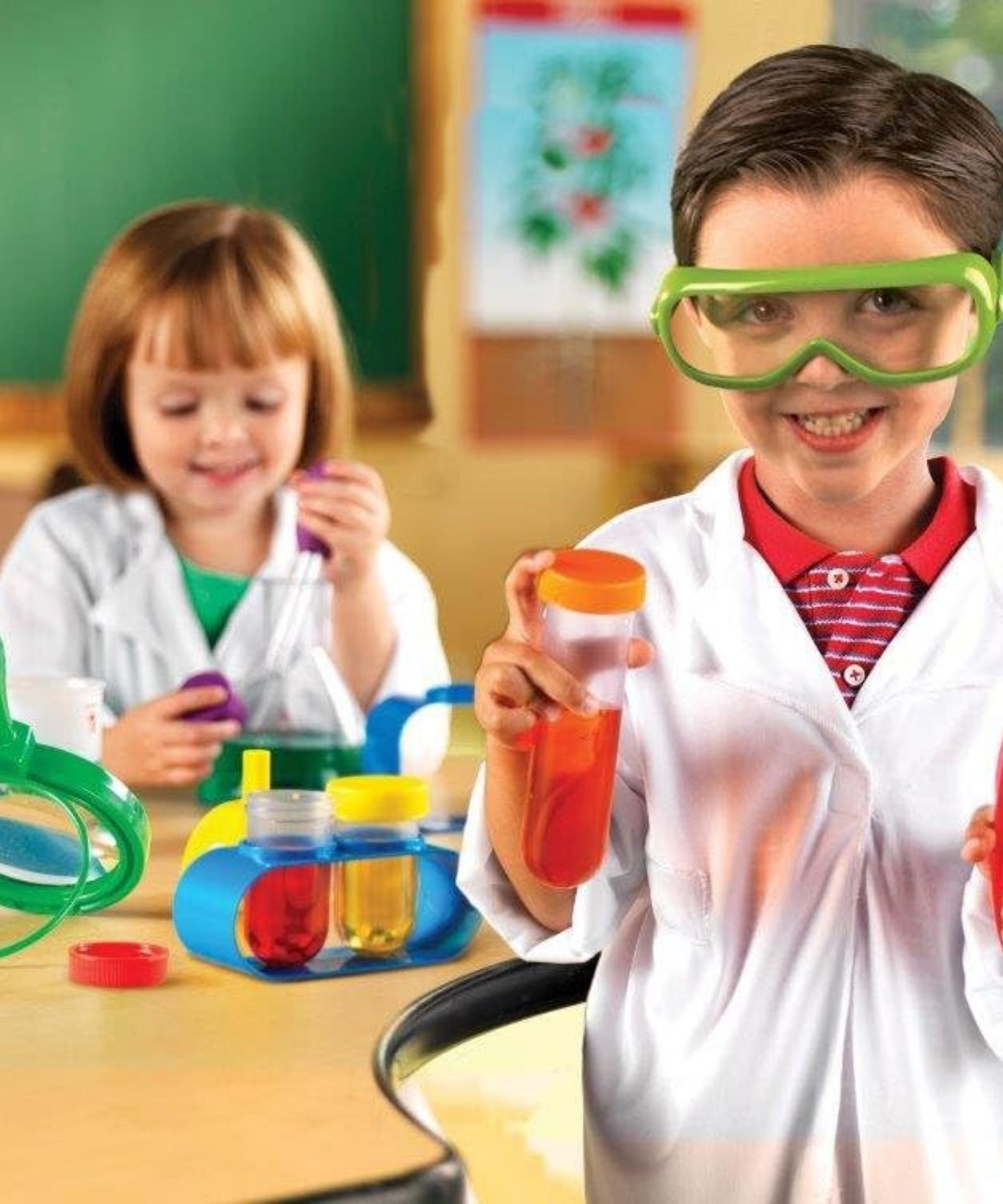 Learning Resources Primary Science® Lab Set, Real Science Tools for Kids, Hands-On Experiments, Includes 10 Activity Cards, Ages 3+