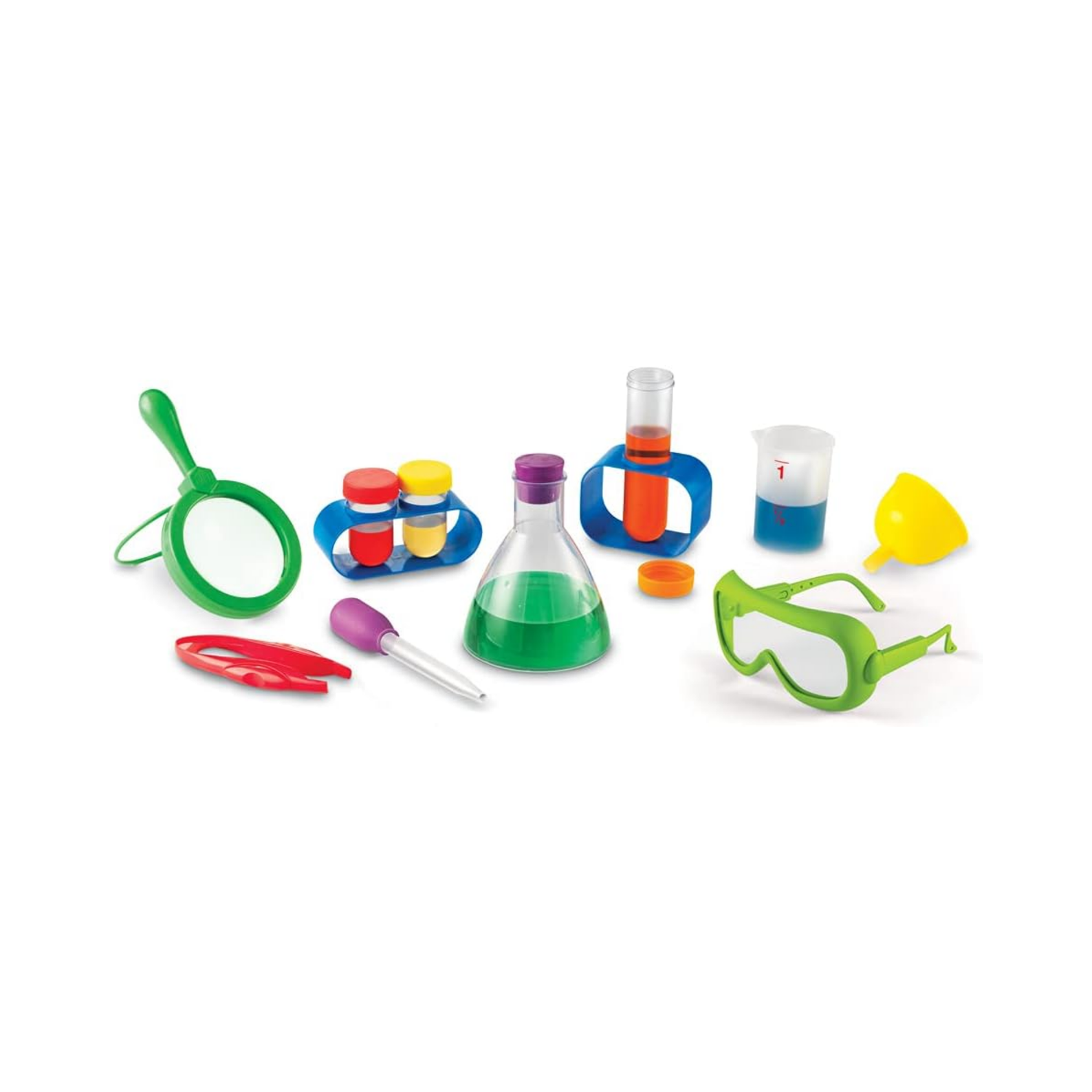 Learning Resources Primary Science® Lab Set, Real Science Tools for Kids, Hands-On Experiments, Includes 10 Activity Cards, Ages 3+