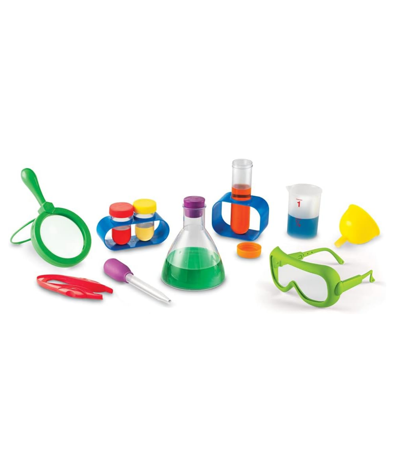 Learning Resources Primary Science® Lab Set, Real Science Tools for Kids, Hands-On Experiments, Includes 10 Activity Cards, Ages 3+