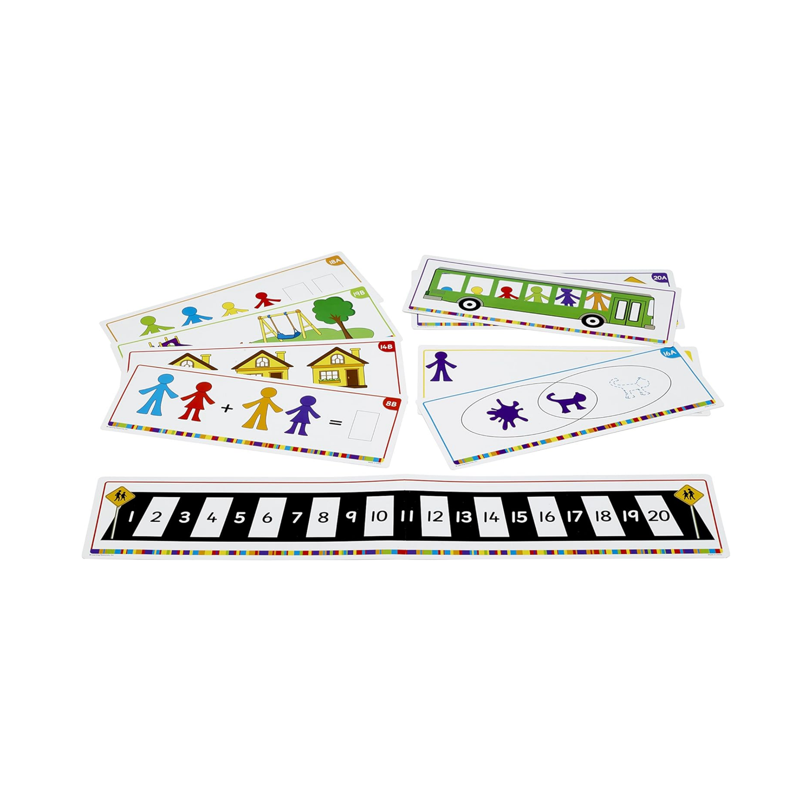 Learning Resources All About Me Family Counters Activity Cards (Set of 21), Early Maths & Sorting Skills, Language-Free Activities for Kids, Use with All About Me Counters (Set of 72), Ages 3+