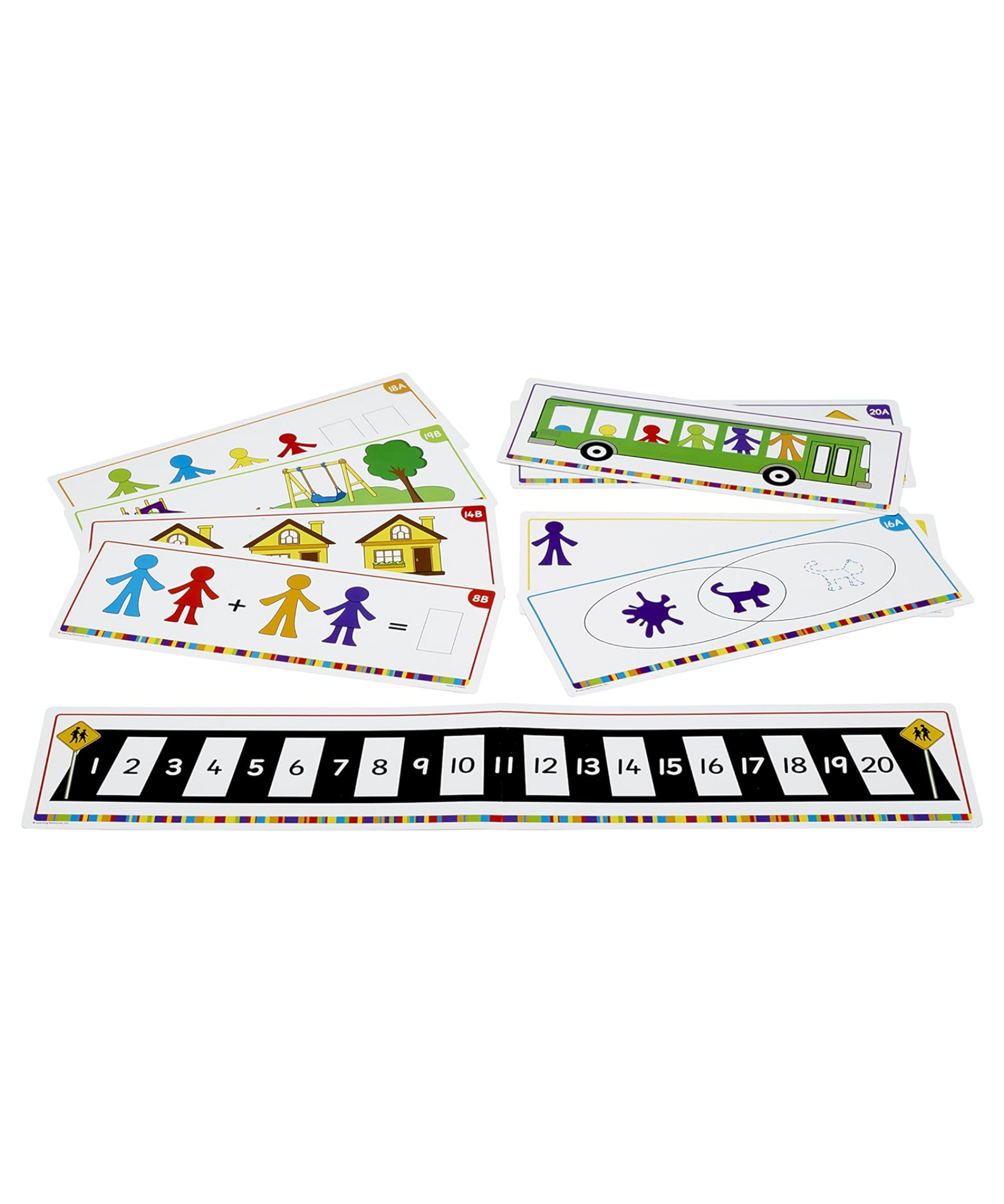 Learning Resources All About Me Family Counters Activity Cards (Set of 21), Early Maths & Sorting Skills, Language-Free Activities for Kids, Use with All About Me Counters (Set of 72), Ages 3+