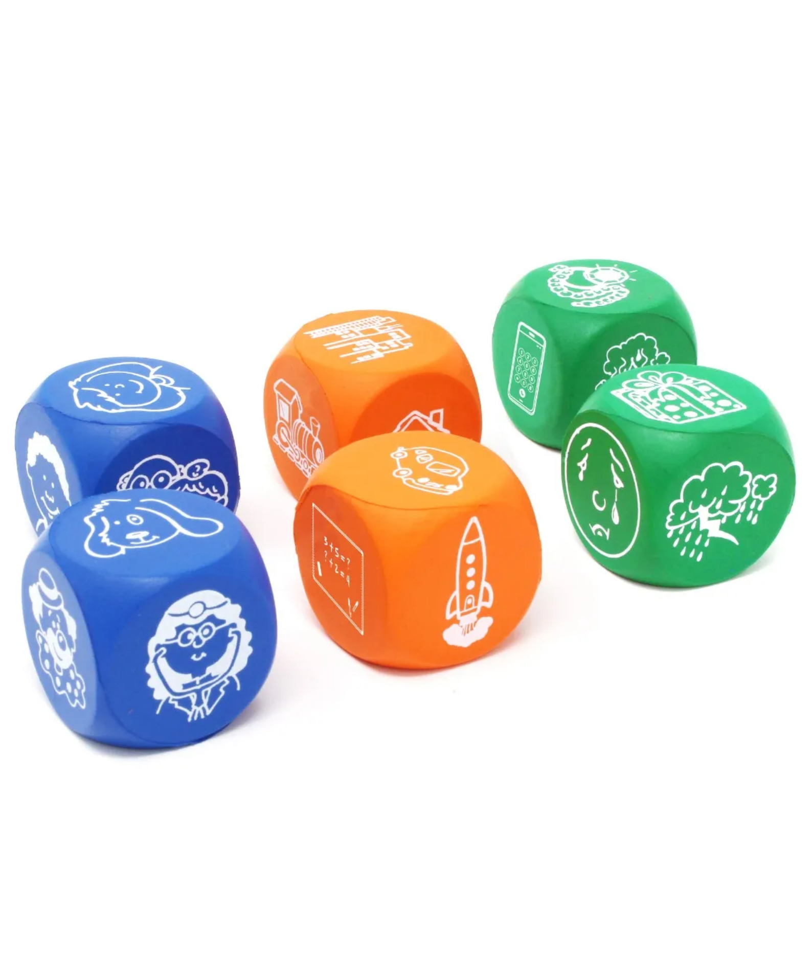 Learning Resources Story Starter Picture Cubes, Creative Storytelling & Vocabulary Game, Set of 6, Learning Resources