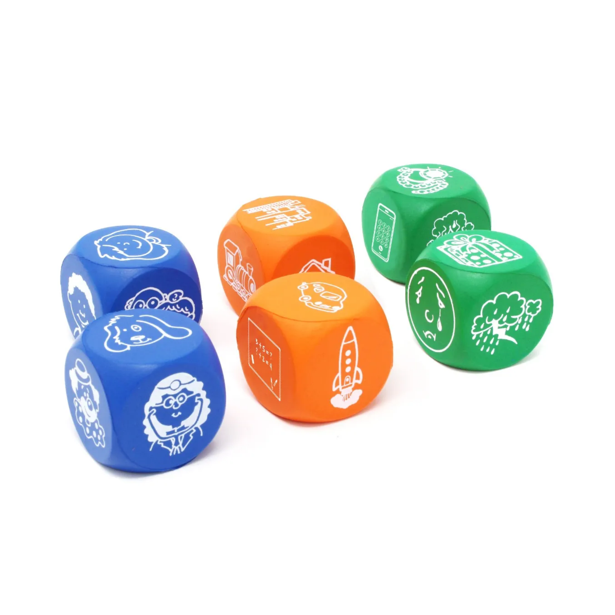 Learning Resources Story Starter Picture Cubes, Creative Storytelling & Vocabulary Game, Set of 6, Learning Resources