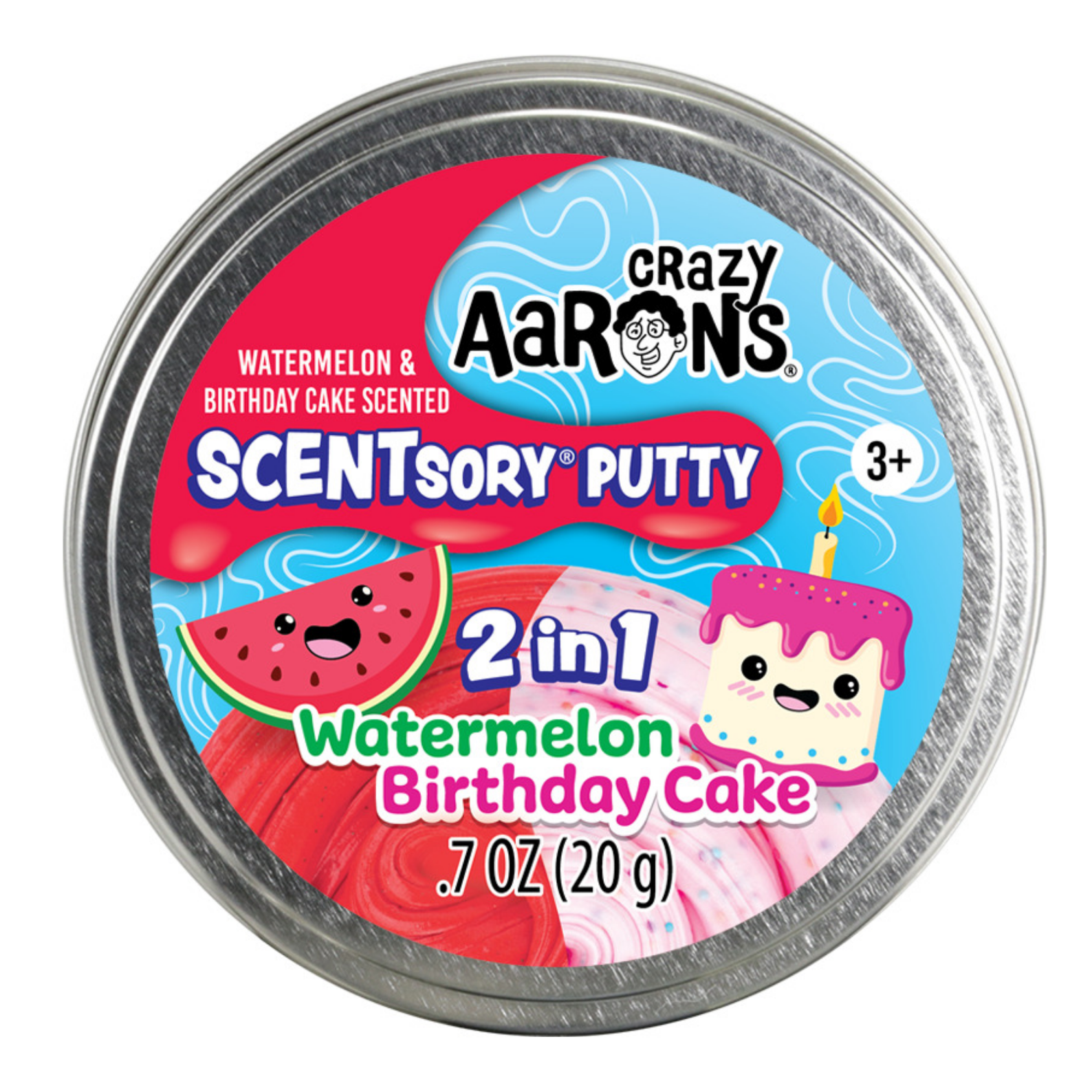 Crazy Aaron's 30 Count Assortment Scented Thinking Putty, 2.75" Tin with 20g of Non-Toxic Sensory Play Putty which Never Dries Out, Soft Textured Creative Fidget Toy for Kids Ages 3Y+ (Contains Duplicates)