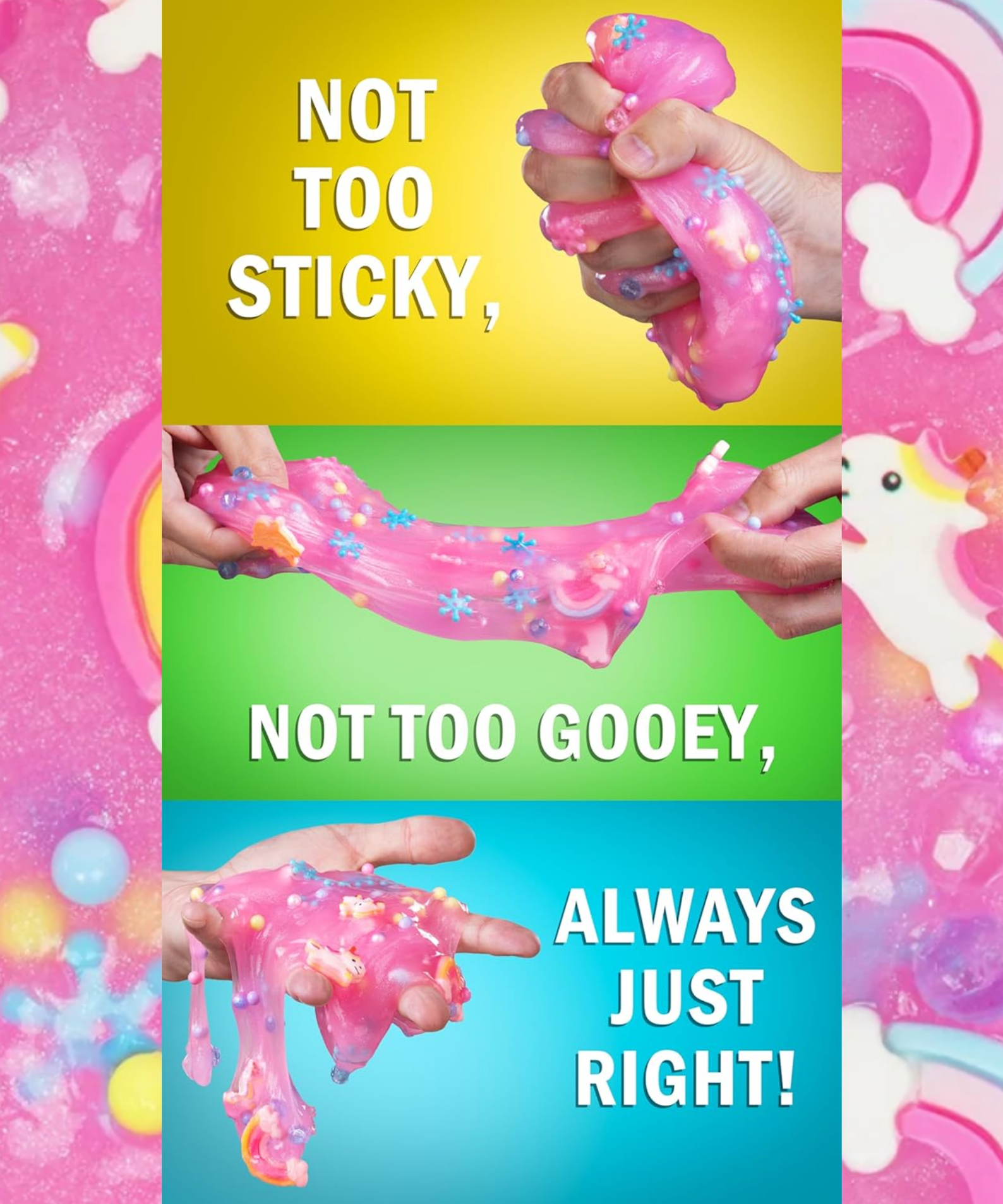 Crazy Aaron’s Slime Charmers - Unicorn Dream, Floral Scented Slime with Charms, Non-Toxic, Super Stretchy & Squishy Fidget Toy Suitable for Boys and Girls Aged 3Y+