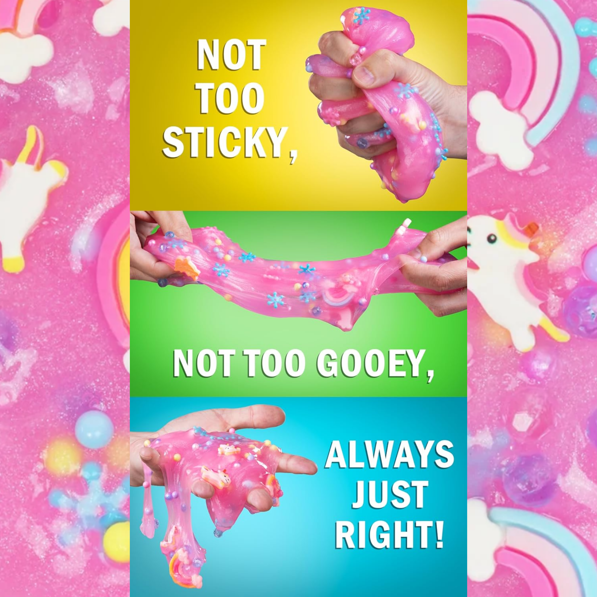 Crazy Aaron’s Slime Charmers - Unicorn Dream, Floral Scented Slime with Charms, Non-Toxic, Super Stretchy & Squishy Fidget Toy Suitable for Boys and Girls Aged 3Y+