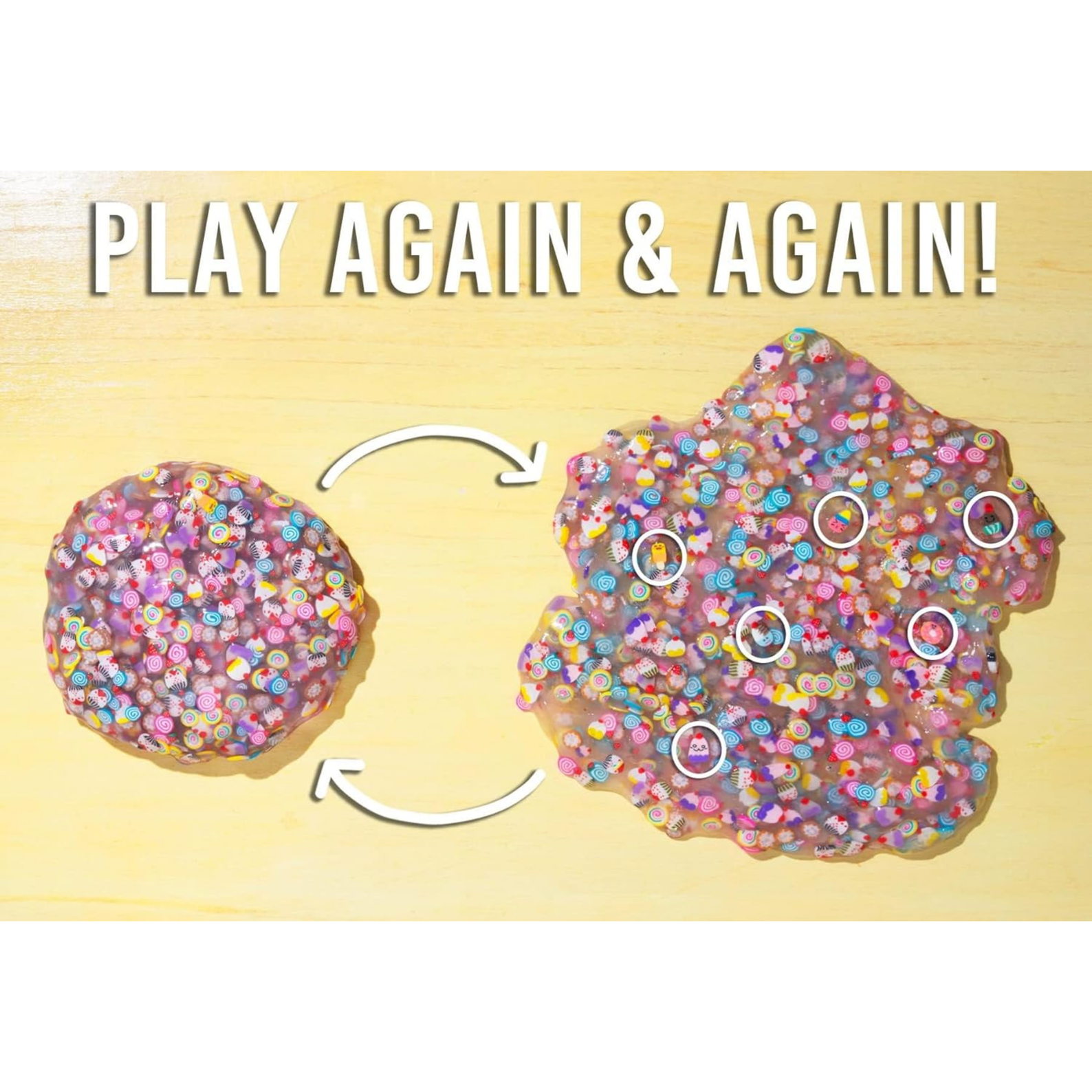 Crazy Aaron's Hide Inside! Sweet Surprise Thinking Putty, 4" Tin with 90g of Non-Toxic Sensory Play Putty which Never Dries Out, Soft Textured Creative Fidget Toy for Boys and Girls Ages 3Y+