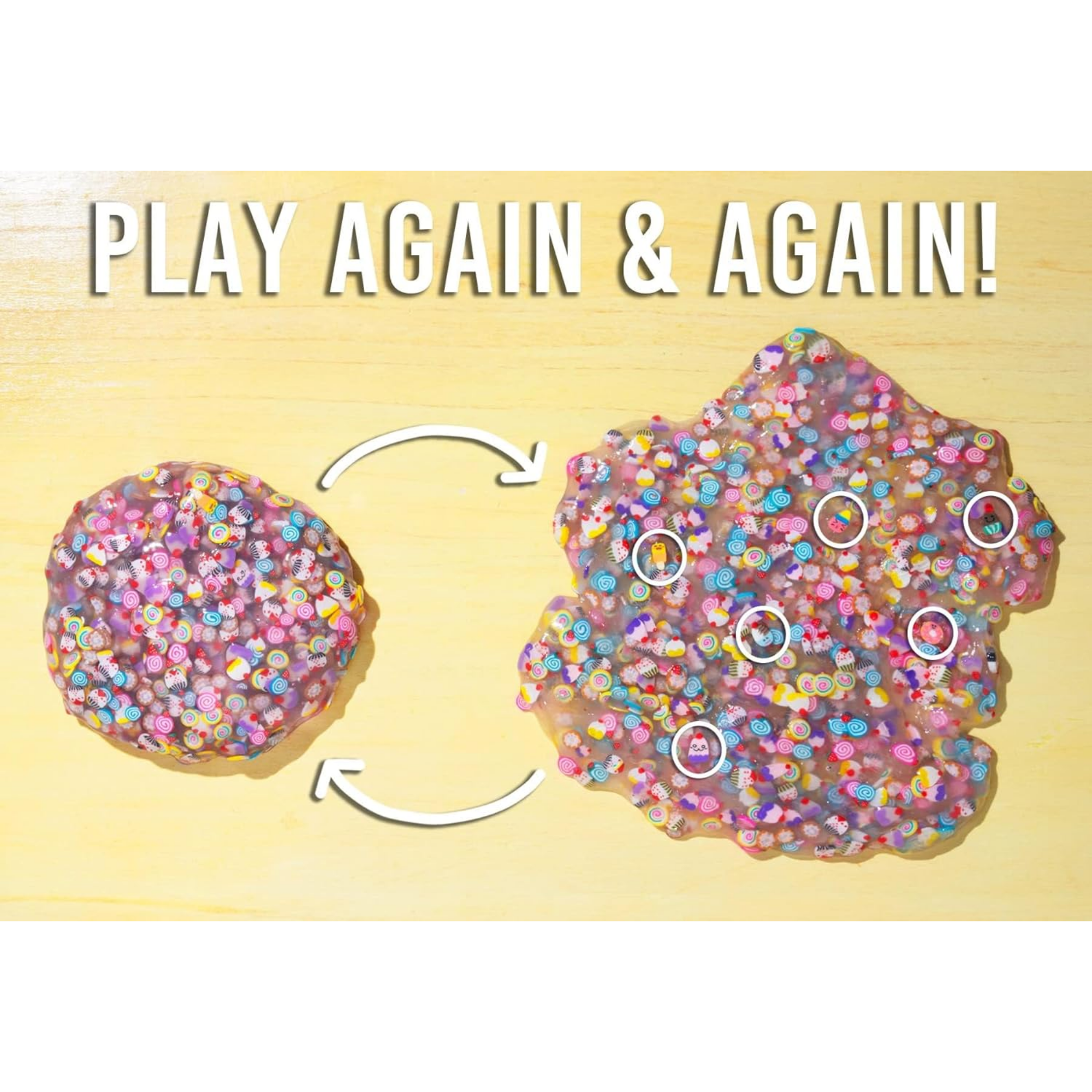 Crazy Aaron's Hide Inside! Sweet Surprise Thinking Putty, 4" Tin with 90g of Non-Toxic Sensory Play Putty which Never Dries Out, Soft Textured Creative Fidget Toy for Boys and Girls Ages 3Y+