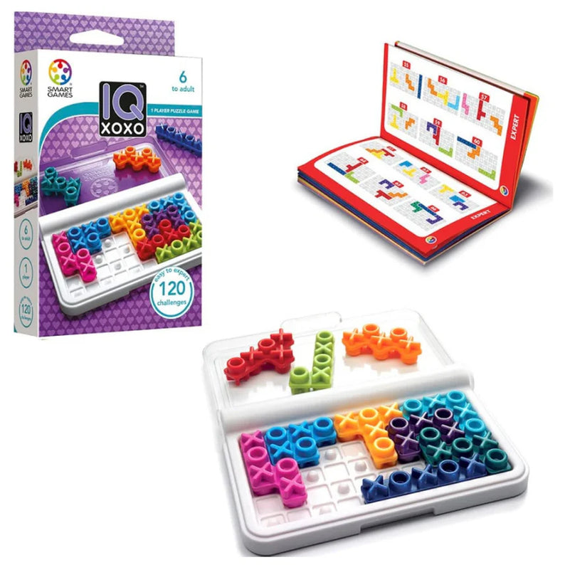 SmartGames Cats and Boxes, Fun IQ Brain Teaser Puzzle, Cognitive Development STEM Toy with 60+ Challenges, Travel Friendly Tabletop Educational Matching Puzzle Game, Suitable for Children Above 7+