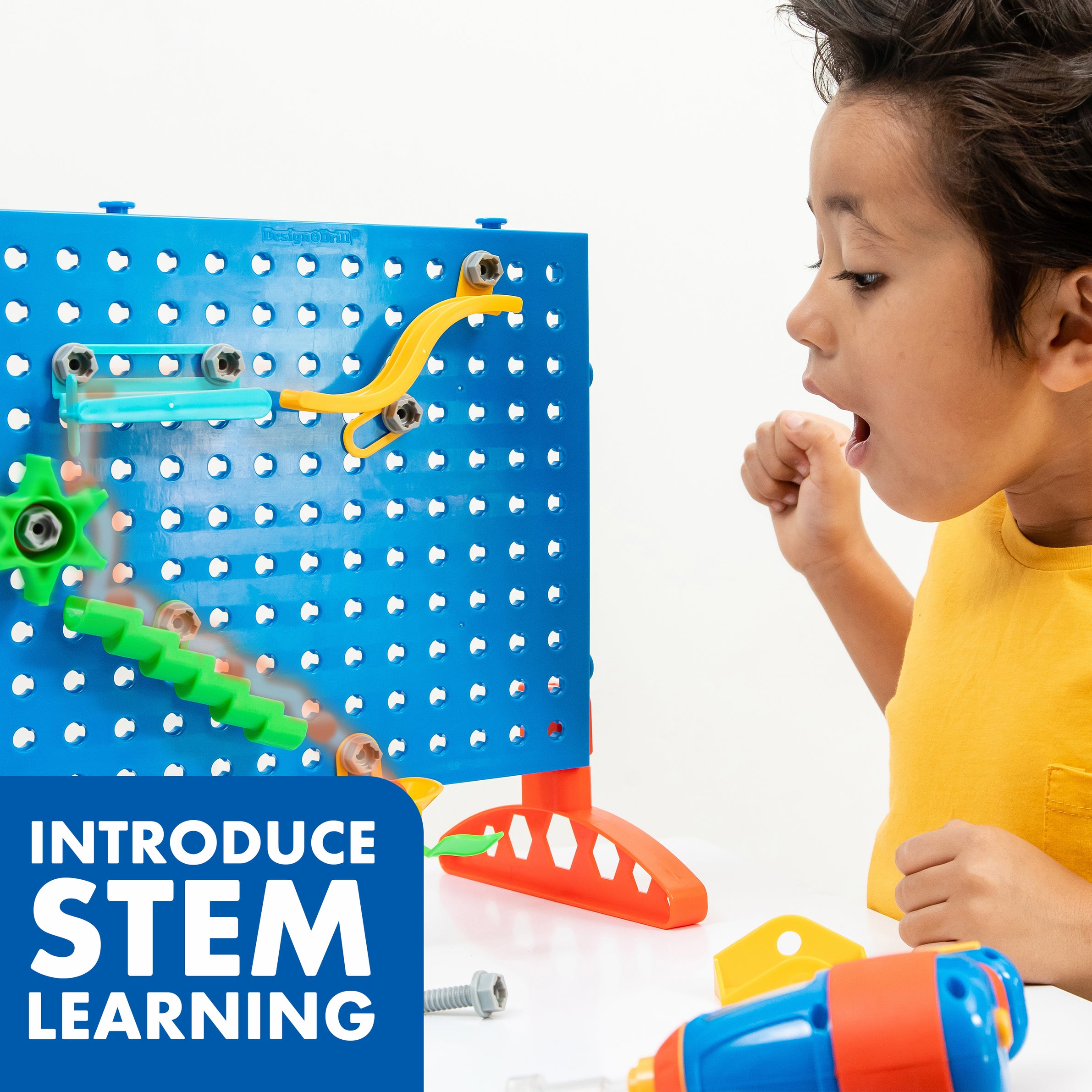 Learning Resources Design & Drill Marble Maze, STEM Construction Toy