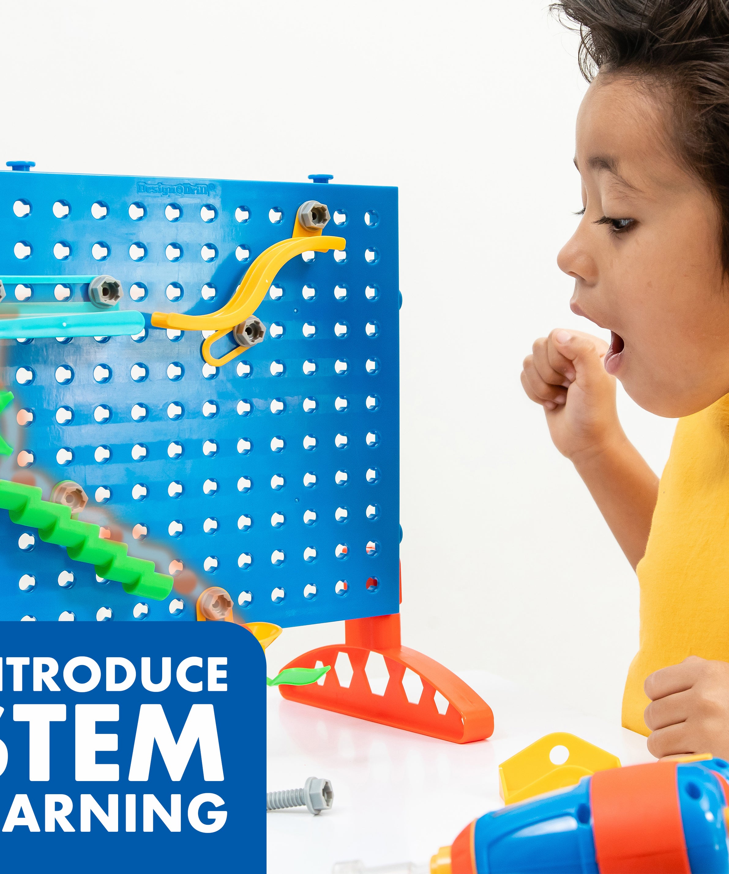 Learning Resources Design & Drill Marble Maze, STEM Construction Toy