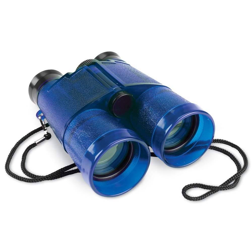 Learning Resources Primary Science Binoculars, 6x Magnification, Durable Child-Friendly Design with Neck Strap, Ideal for Early Exploration, Ages 3+