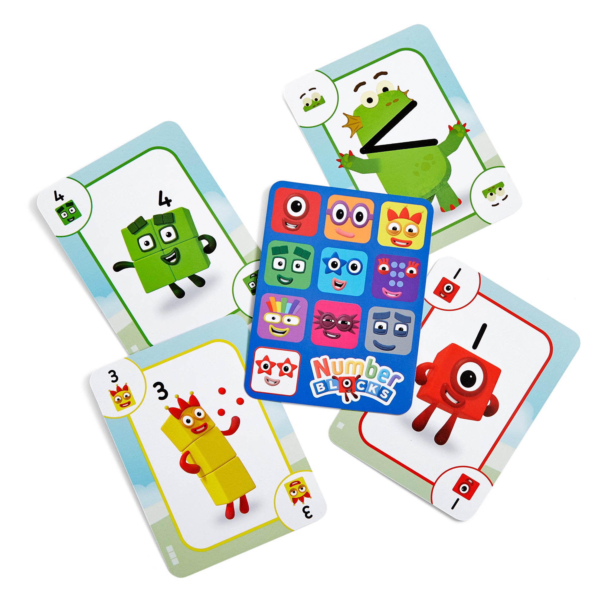 Learning Resources Numberblocks Playing Cards, Ages 3+, 54 Cards with Character Images, Rules for 2 New Numberblocks Kids Games and 4 Updated Classic Games, Travel Family Game