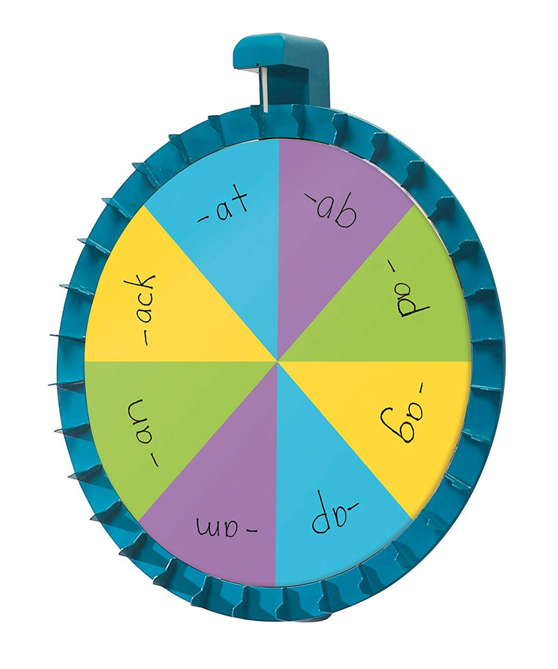 Learning Resources Jumbo Magnetic Spinner, Customizable Spin Wheel for Classroom Activities, Front of Class Resource, Includes 3 Double-Sided Cards, Teacher Guide, Ideal for Ages 3+