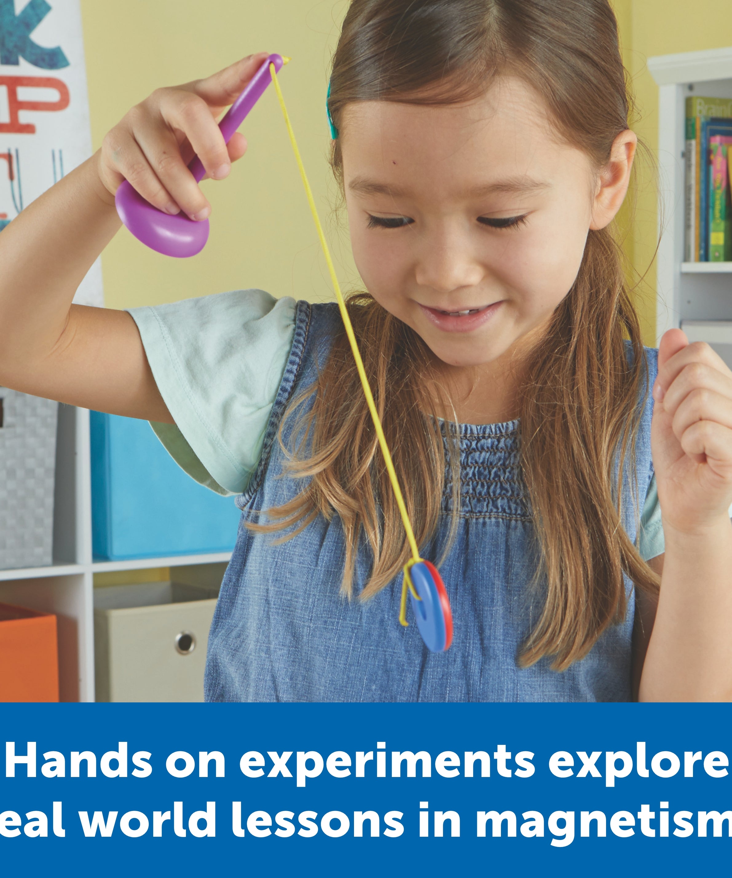 Learning Resources STEM Explorers Magnet Movers, Hands-On Magnetism Experiment Set for Kids, Ages 5+