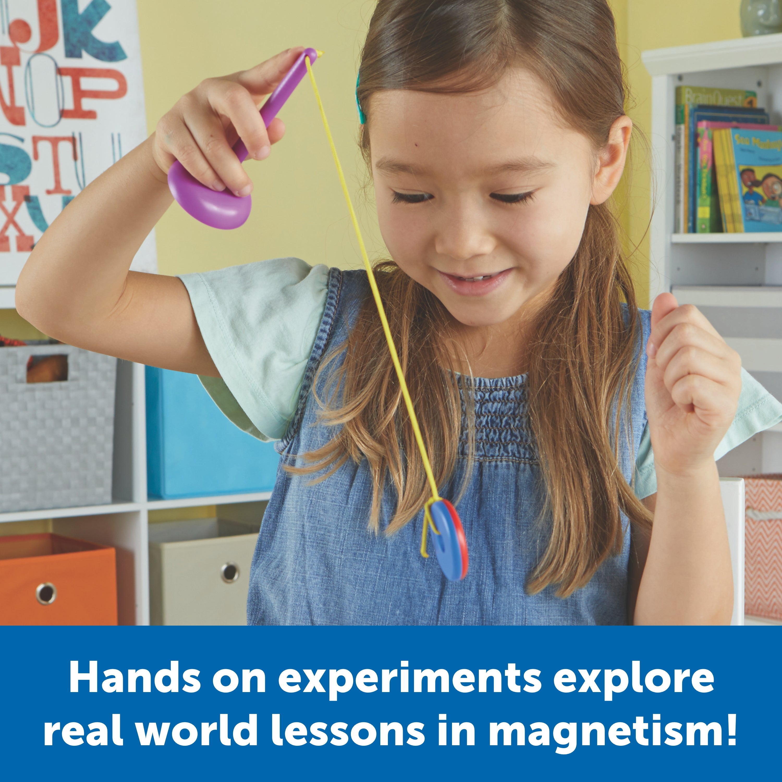 Learning Resources STEM Explorers Magnet Movers, Hands-On Magnetism Experiment Set for Kids, Ages 5+