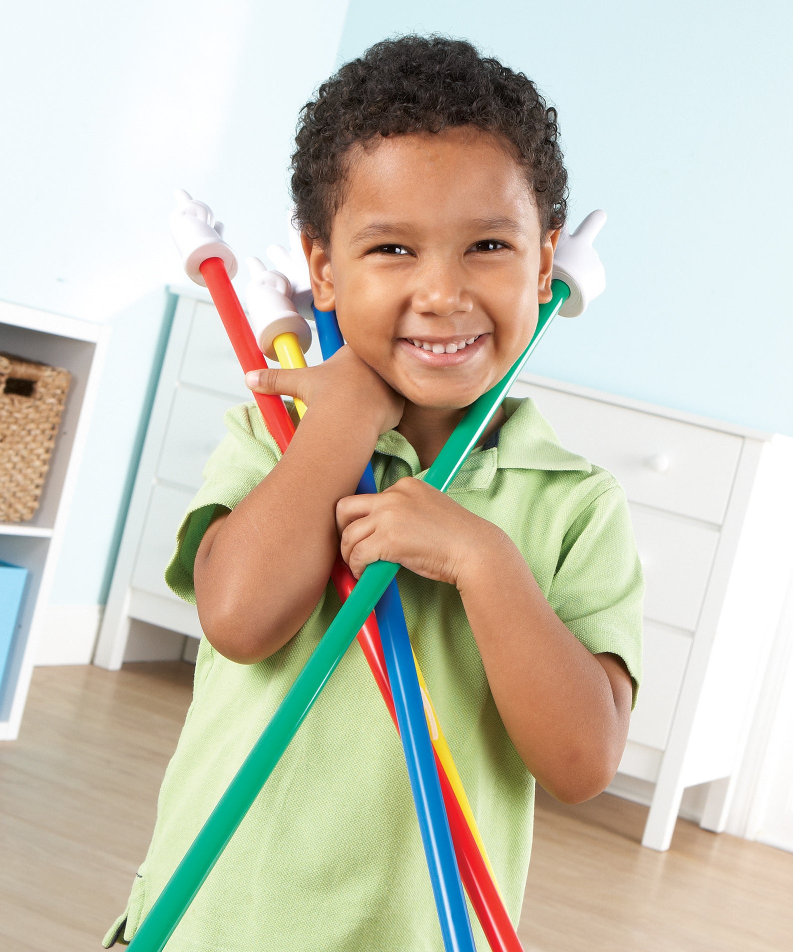 Learning Resources Hand Pointers Set of 3 Extra Long 24 Inch Classroom Pointers for Kids Ages 3 Plus