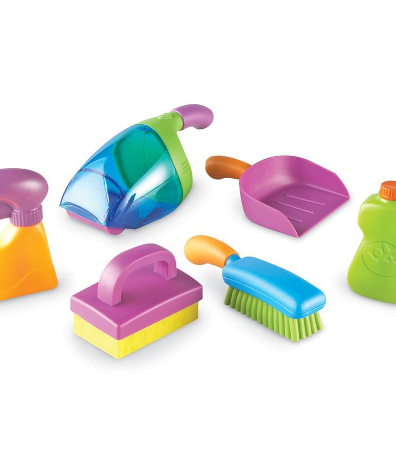 Learning Resources New Sprouts Clean It Pretend Play Cleaning Set for Toddlers Ages 2 Plus