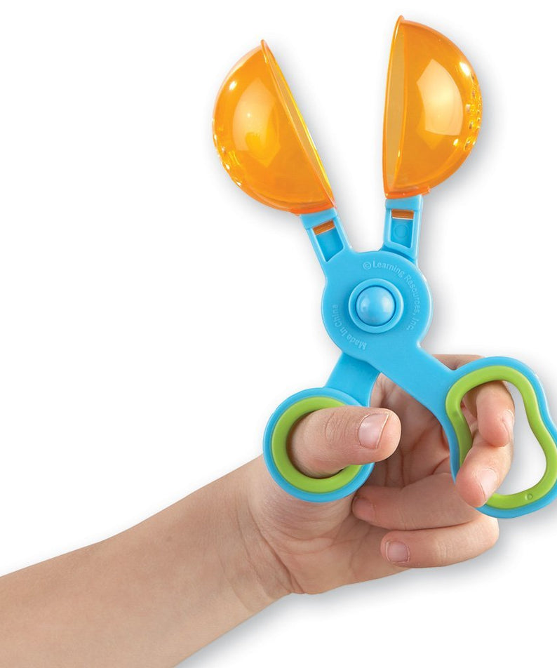 Learning Resources Handy Scoopers, Set of 4 Fine Motor Skill Tools for Kids