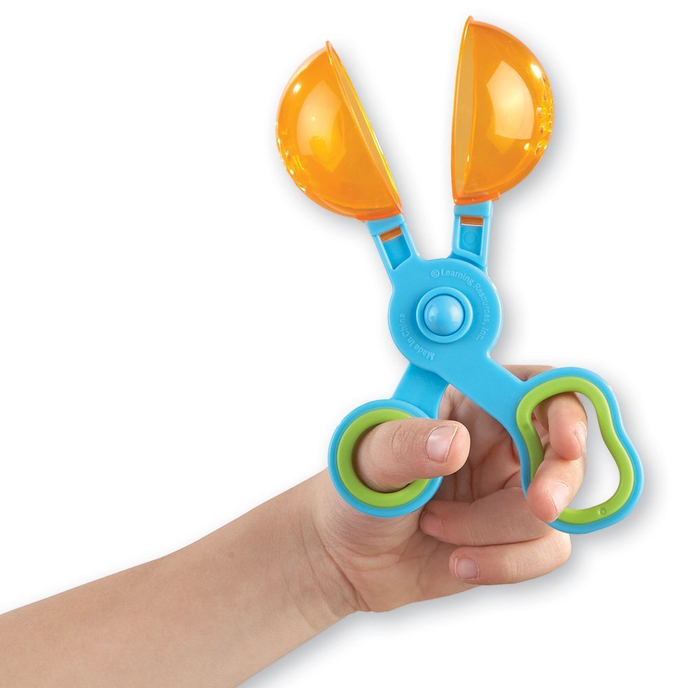 Learning Resources Handy Scoopers, Set of 4 Fine Motor Skill Tools for Kids