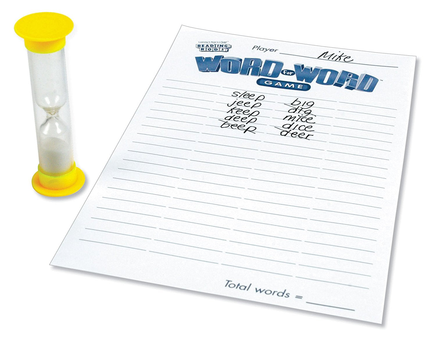 Learning Resources Word for Word Phonics Game, Fast-Paced Spelling Game for 2-4 Players, Includes Word Families, Letter Endings, and Blends