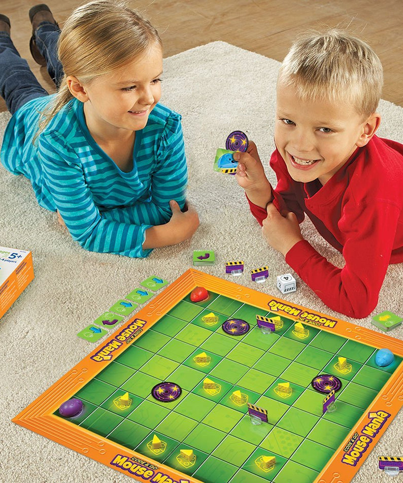Learning Resources Code & Go Robot Mouse Mania Board Game, Early Introduction to Coding and STEM for Kids Aged 5+