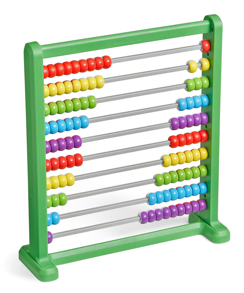 Learning Resources Double-Sided Abacus, Colour-Changing Abacus and Rekenrek for Early Math Skill, Counting, Addition, and Subtraction Tool for Kids, Durable Plastic Frame, Ages 3+