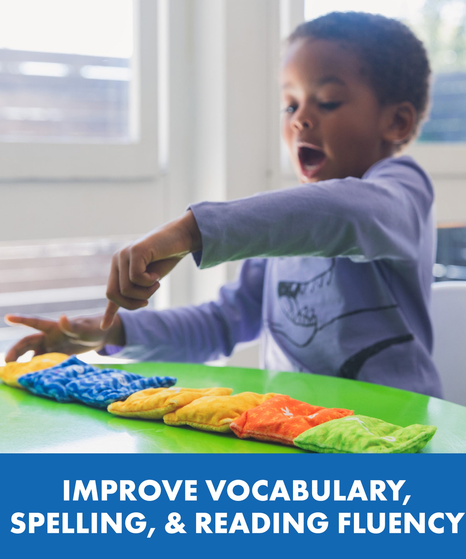 Learning Resources Sight Word Bean Bags, Active Phonics Game for Kids, 25 Double-Sided Bean Bags with 50 Sight Words, Tactile Learning Toy for Vocabulary, Reading Fluency, and Motor Skills, Ages 3+